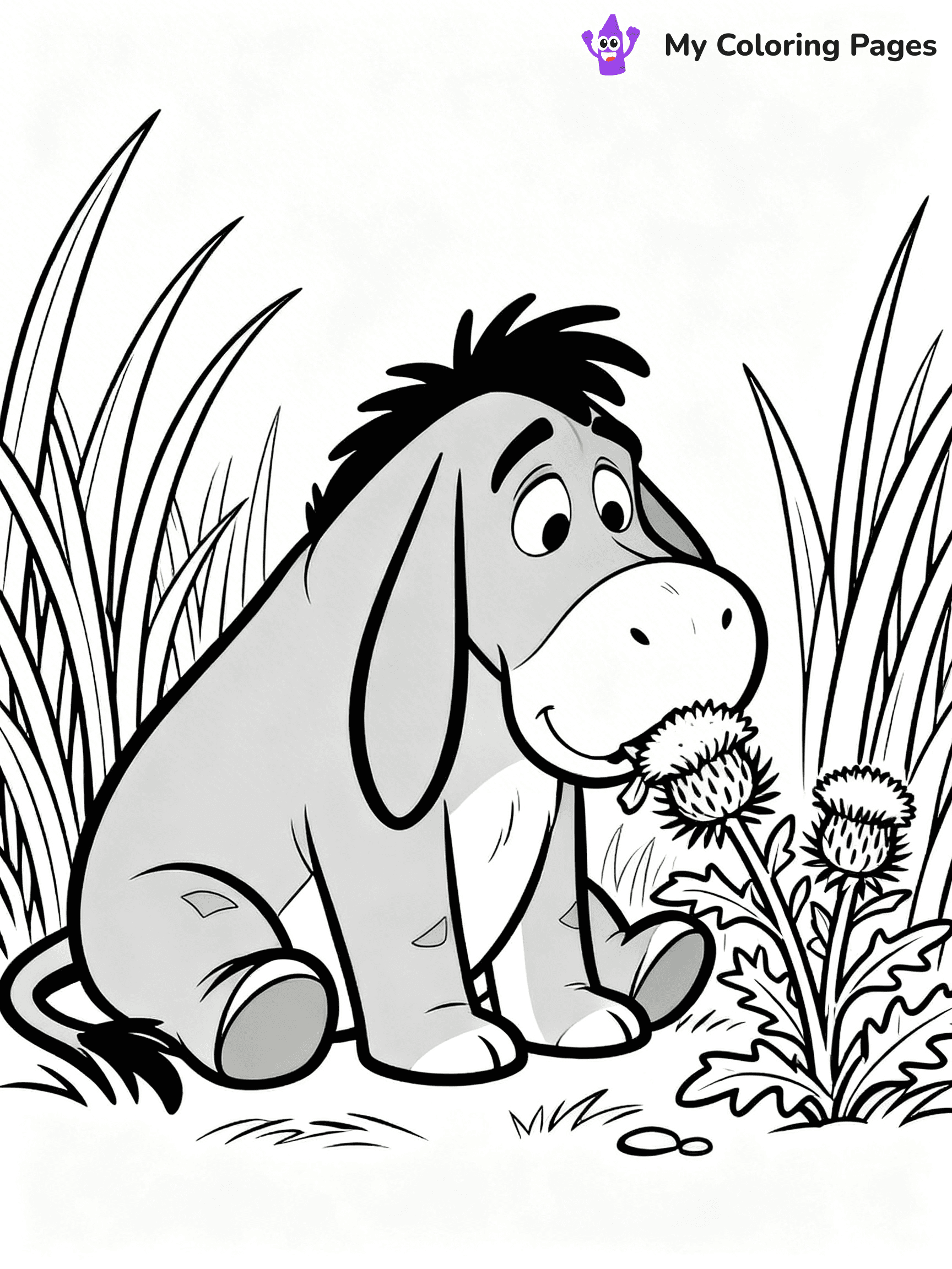 Eeyore Coloring Pages - 24