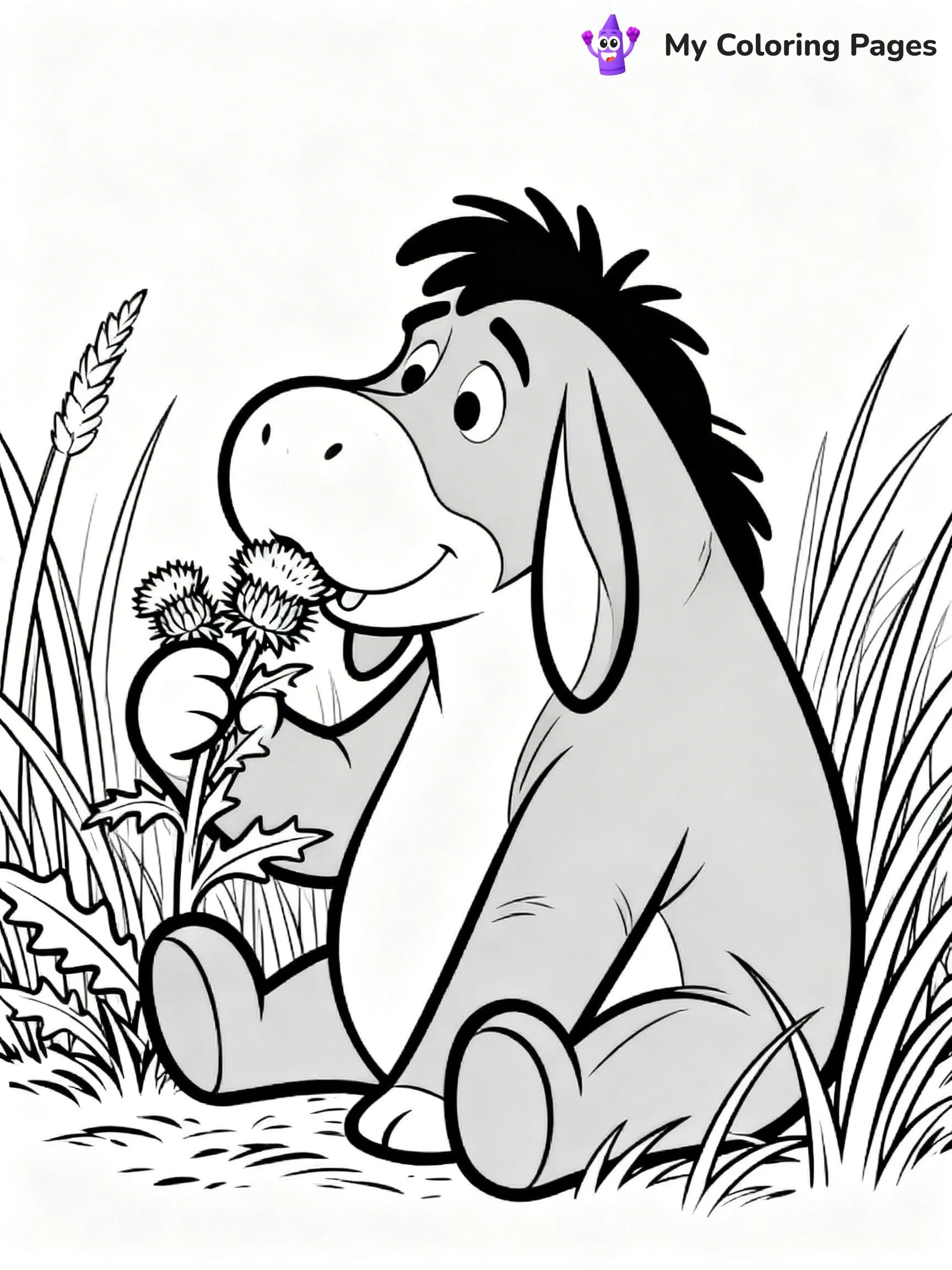 Eeyore Coloring Pages - 22
