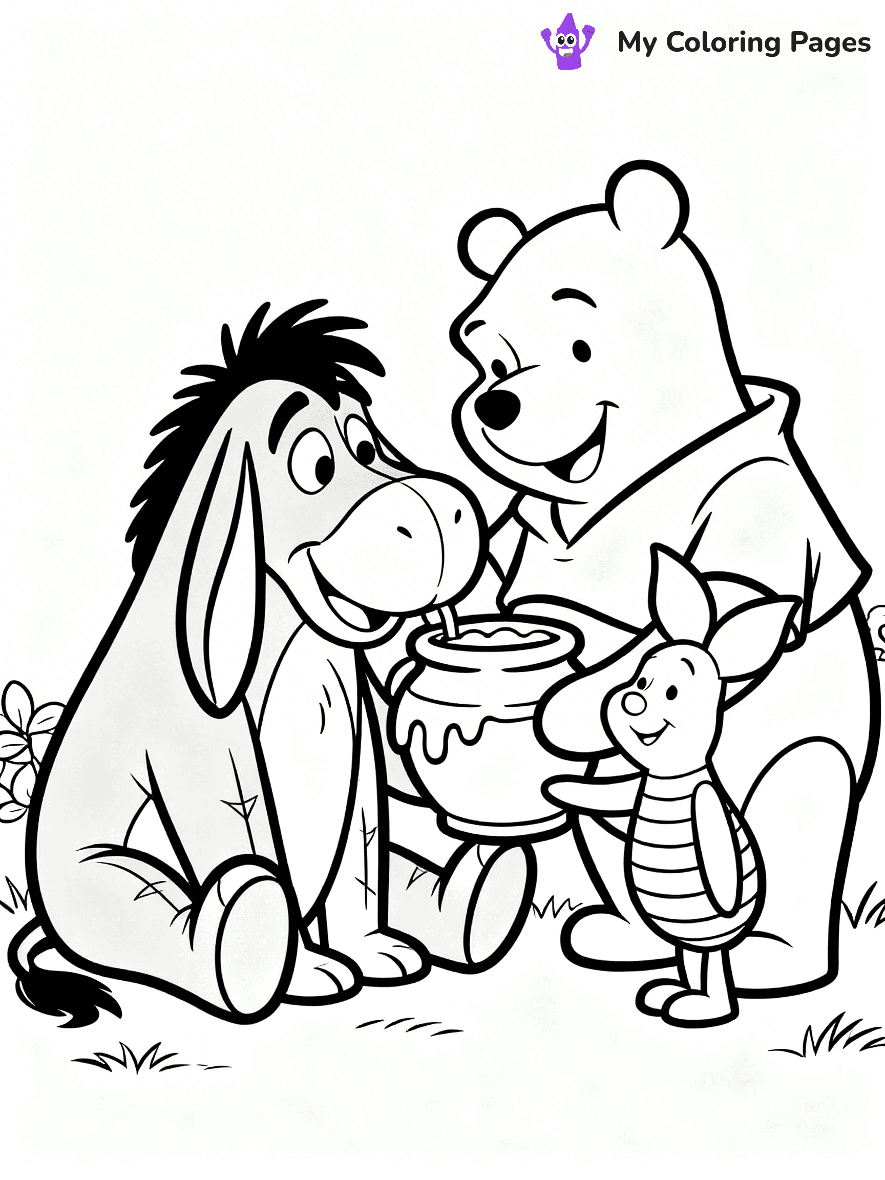 Eeyore Coloring Pages - 20
