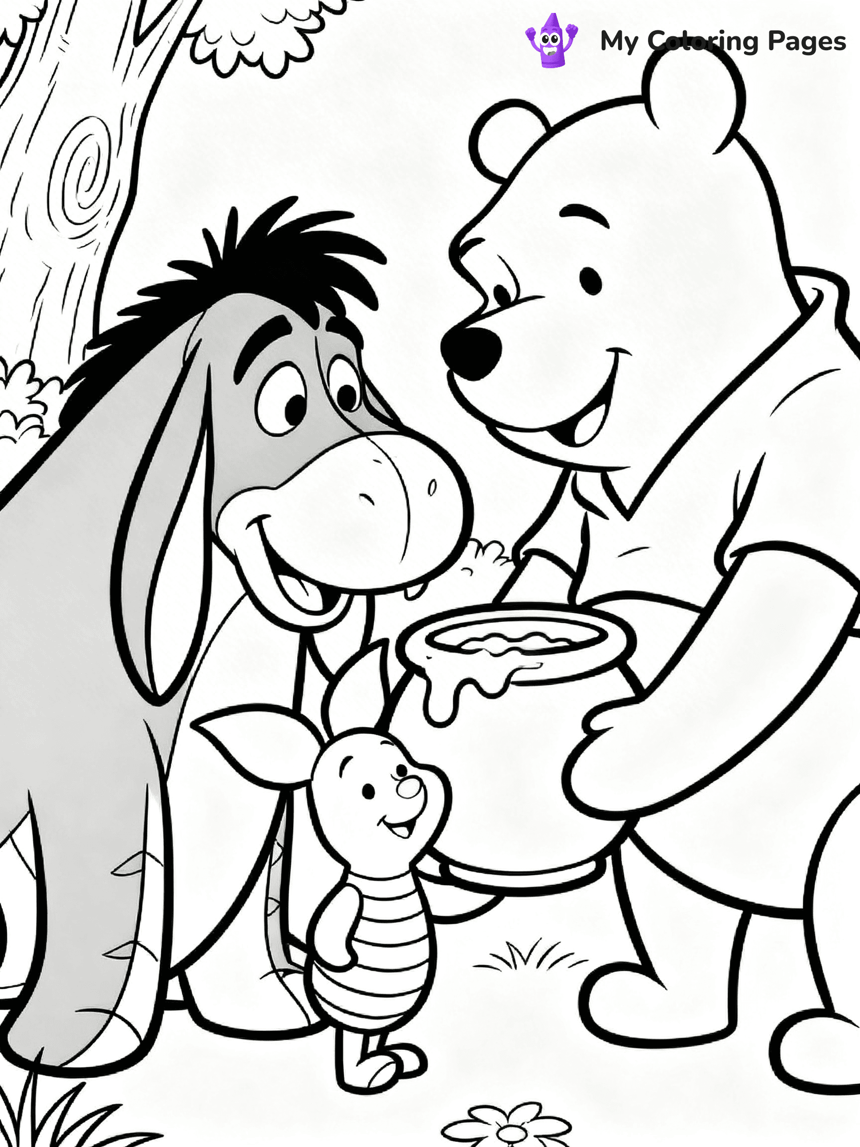 Eeyore Coloring Pages - 19