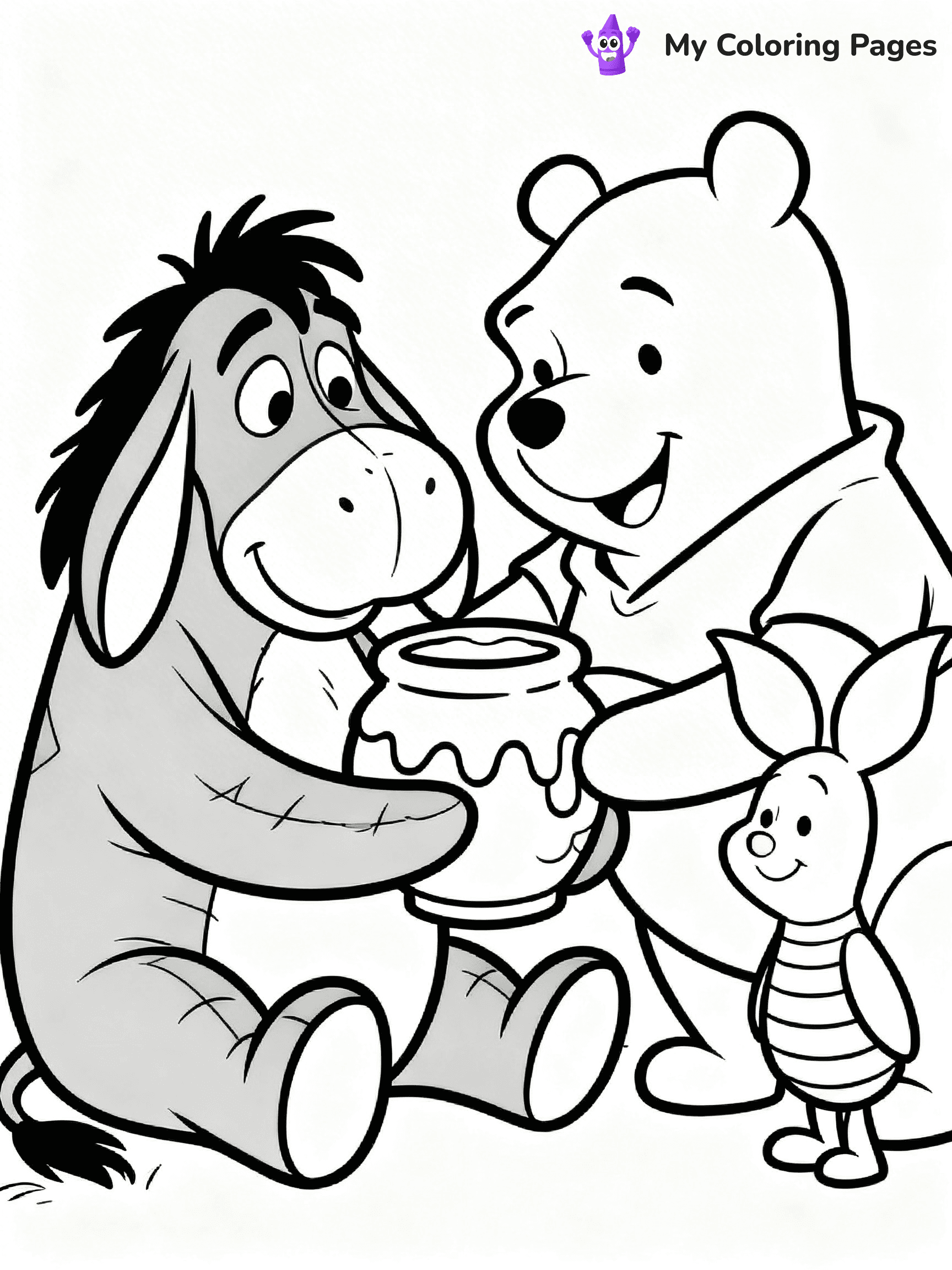 Eeyore Coloring Pages - 17