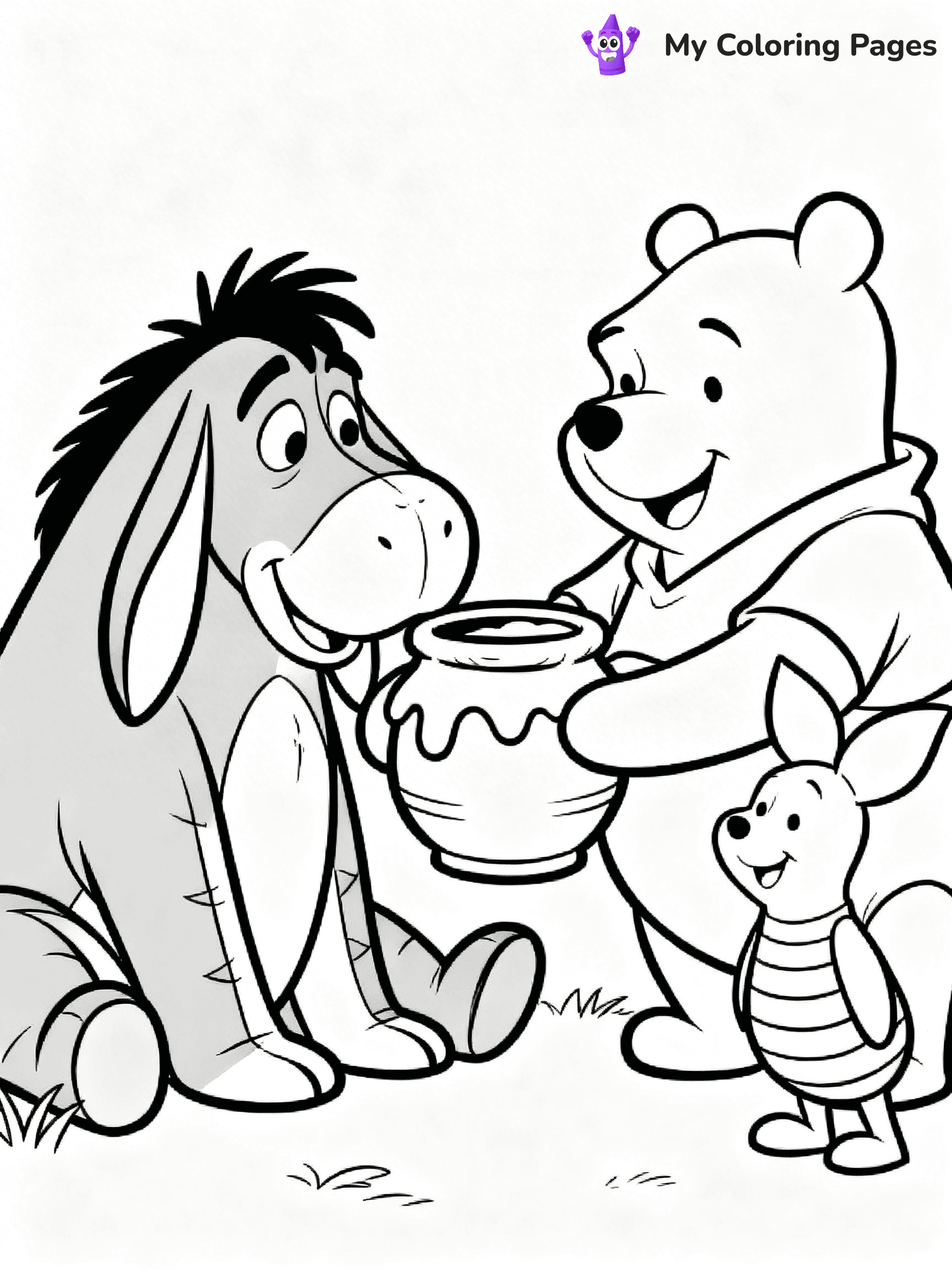 Eeyore Coloring Pages - 16