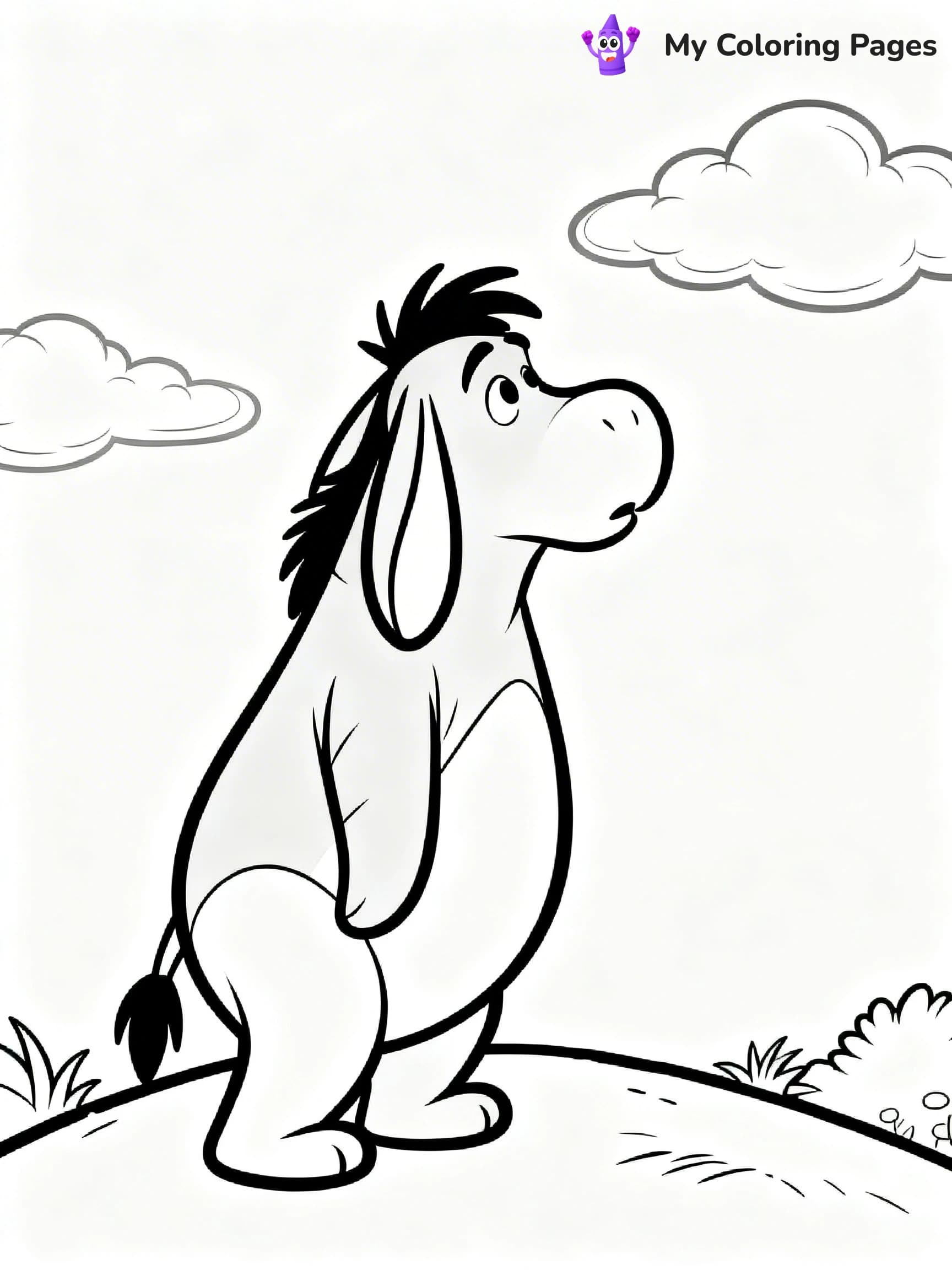 Eeyore Coloring Pages - 12