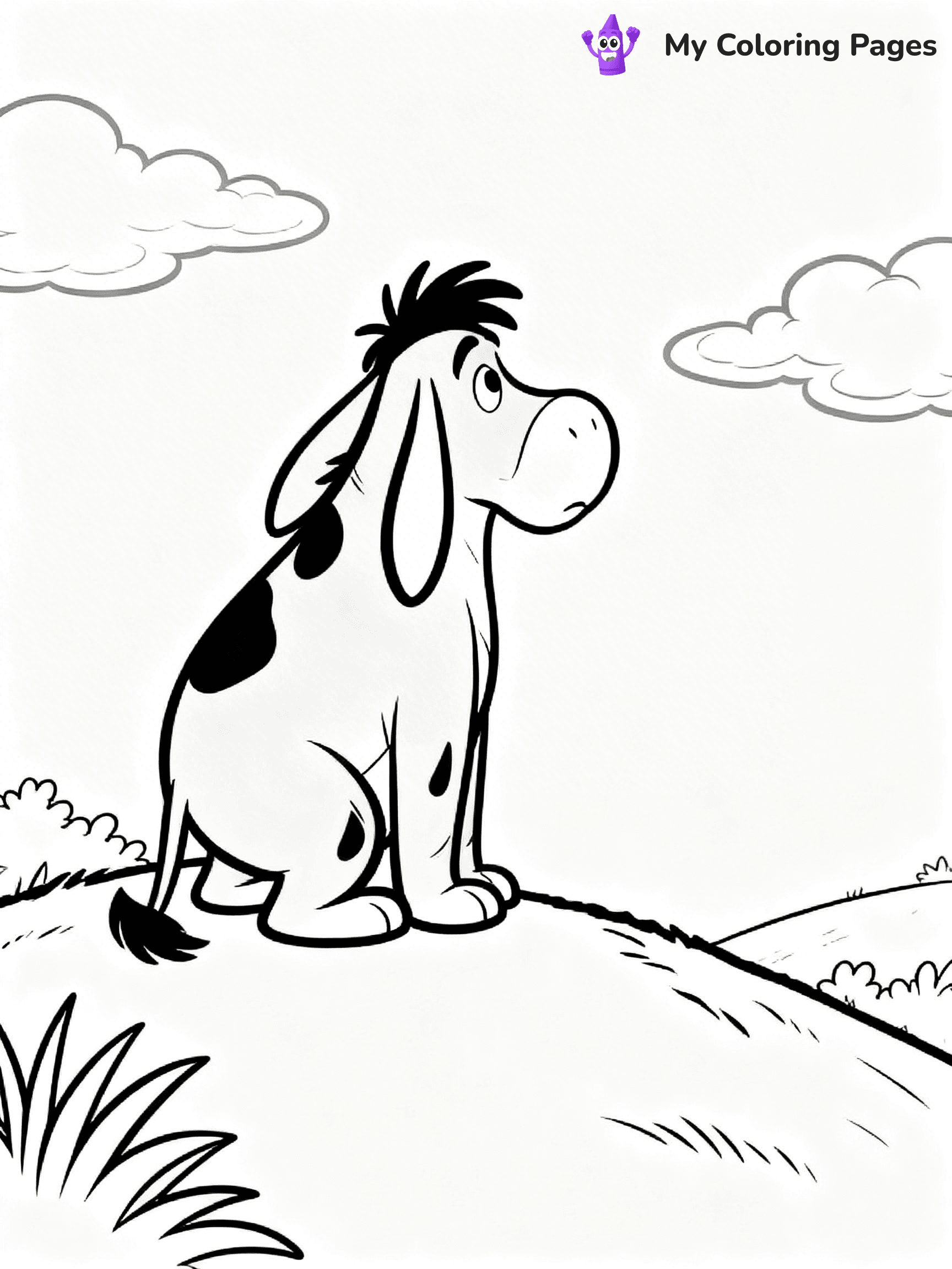Eeyore Coloring Pages - 11