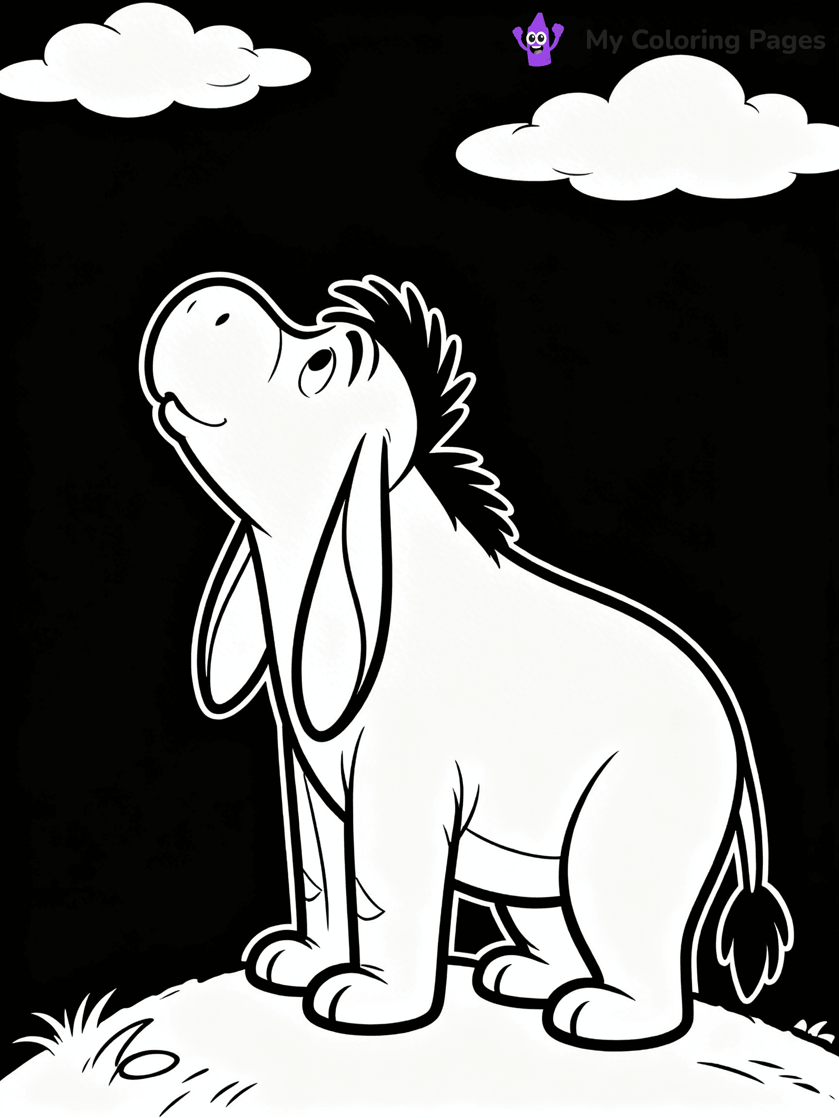 Eeyore Coloring Pages - 10