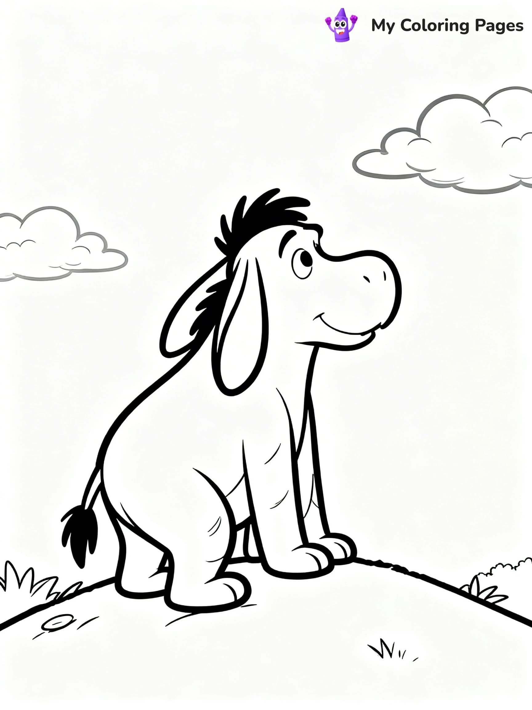 Eeyore Coloring Pages - 9
