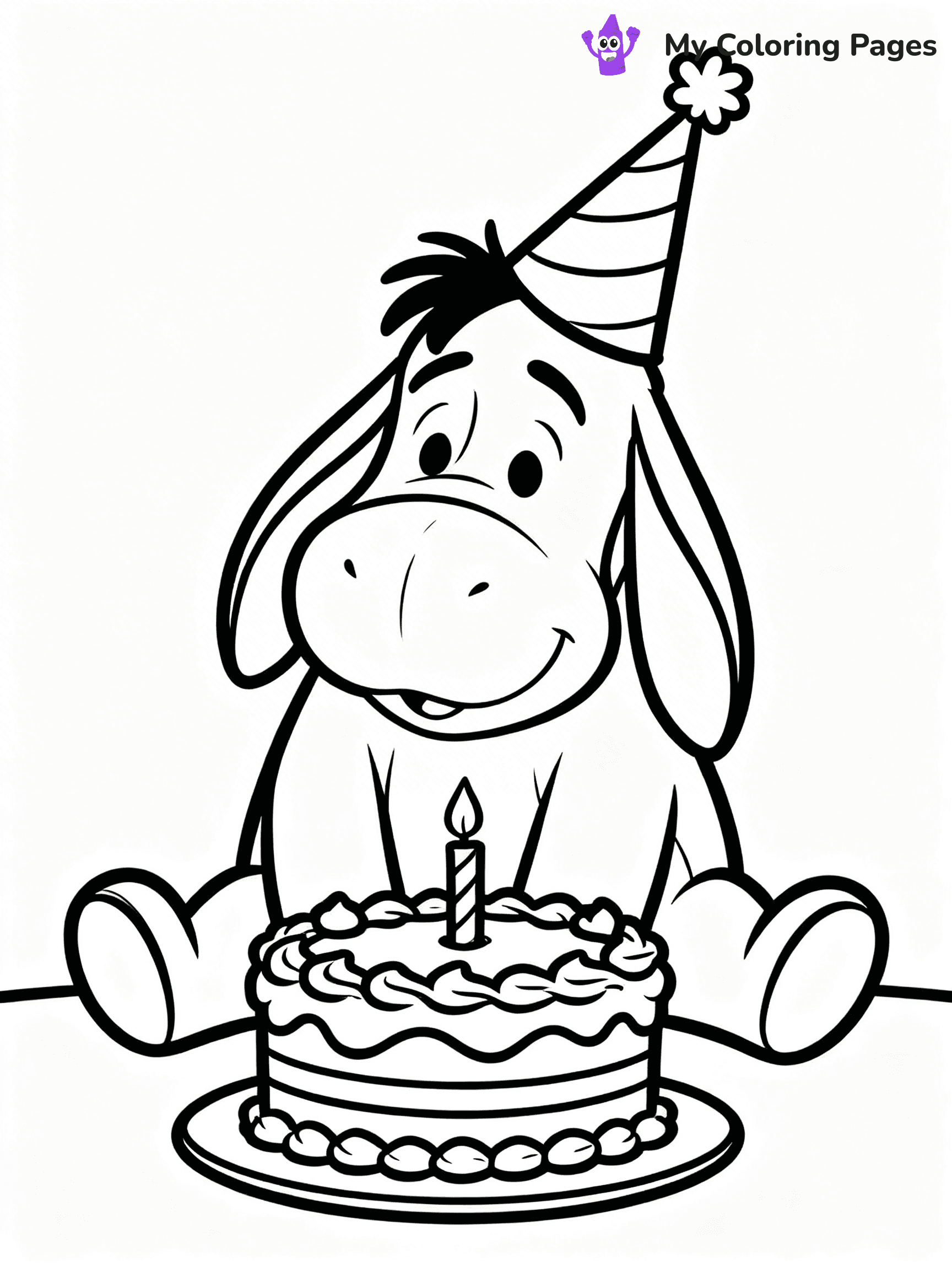 Eeyore Coloring Pages - 8