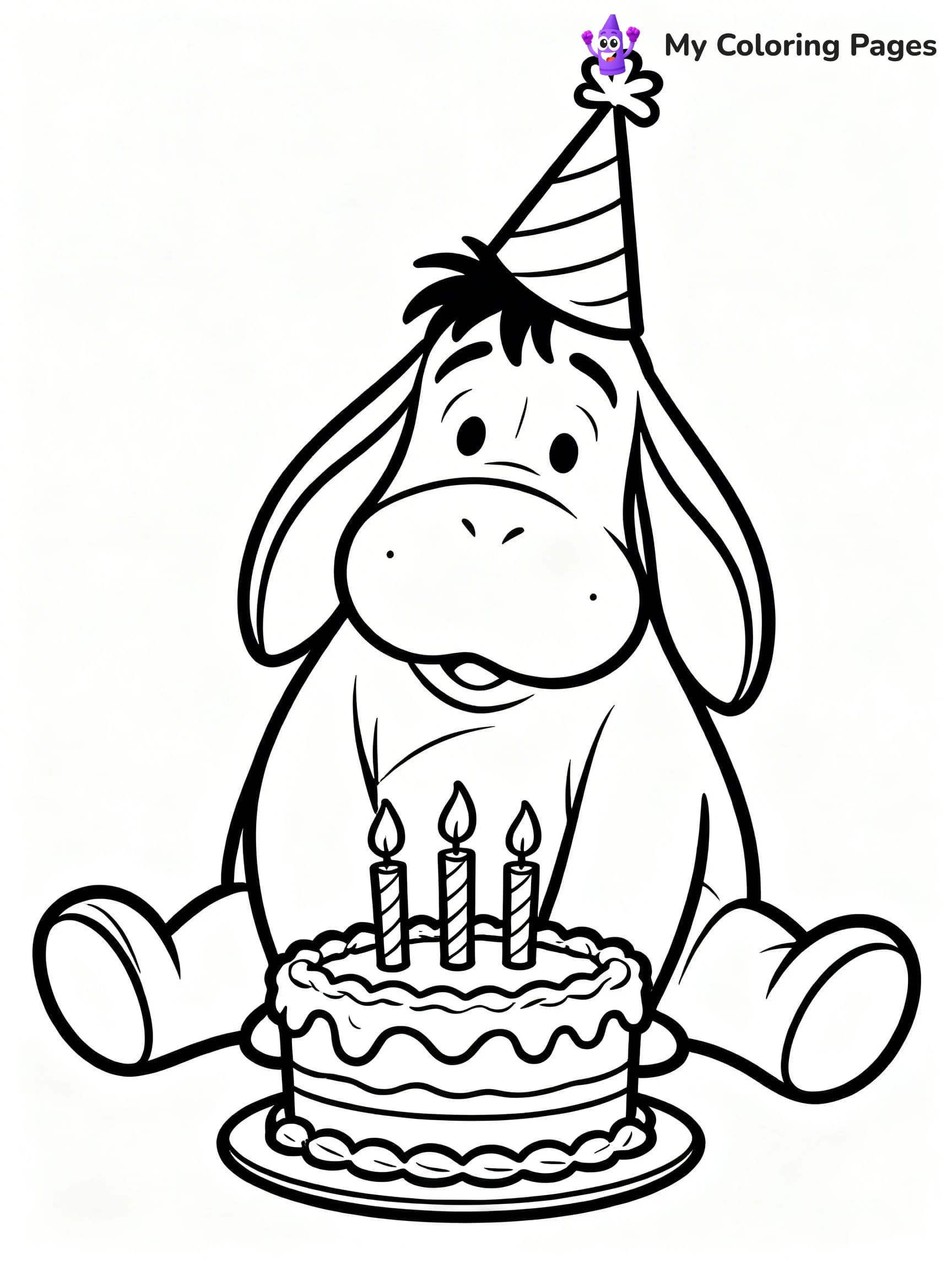 Eeyore Coloring Pages - 7