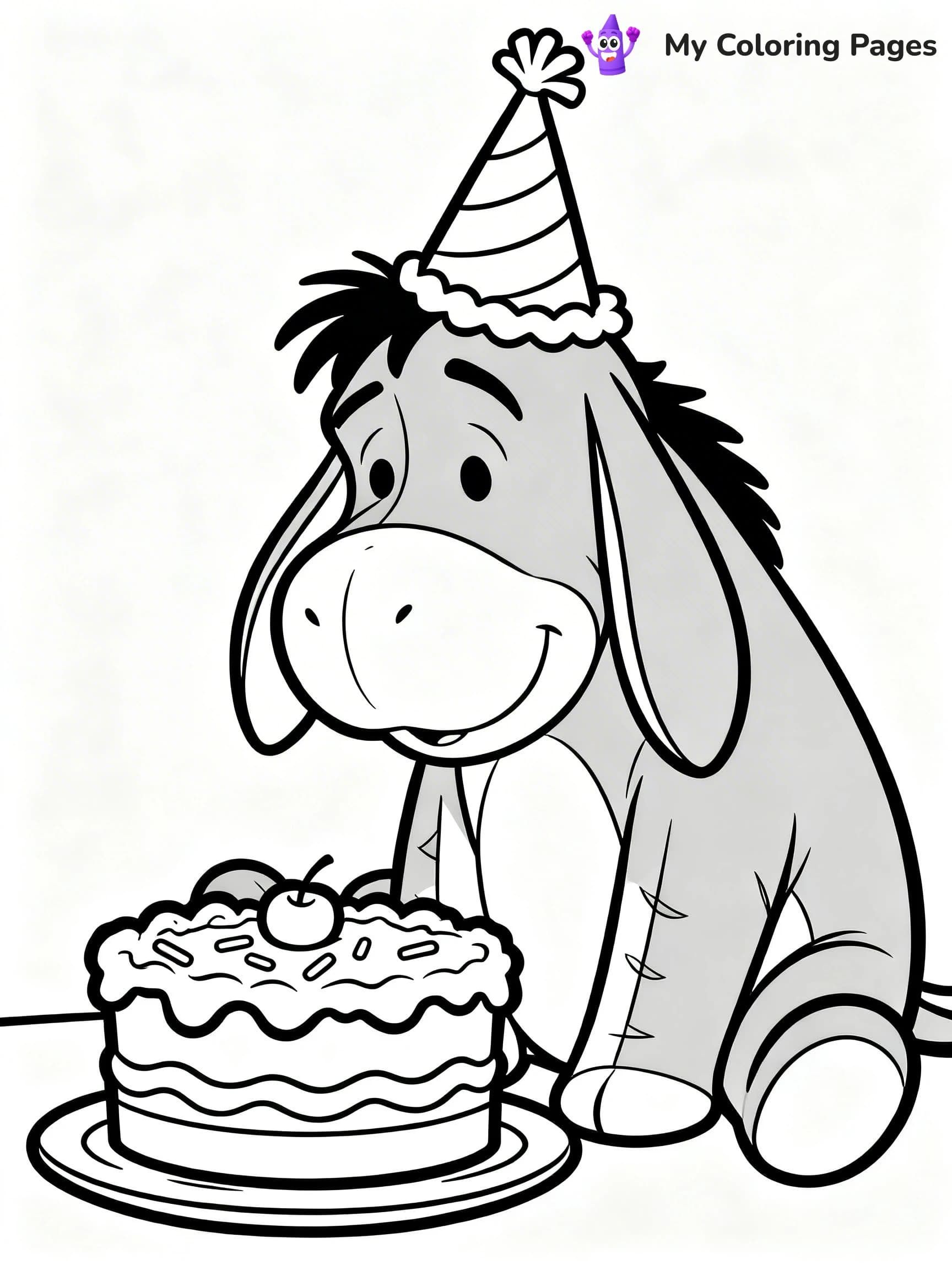 Eeyore Coloring Pages - 6