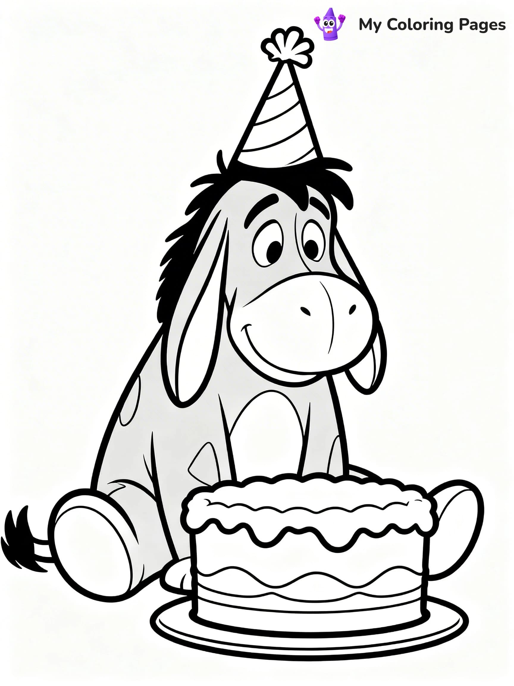 Eeyore Coloring Pages - 5