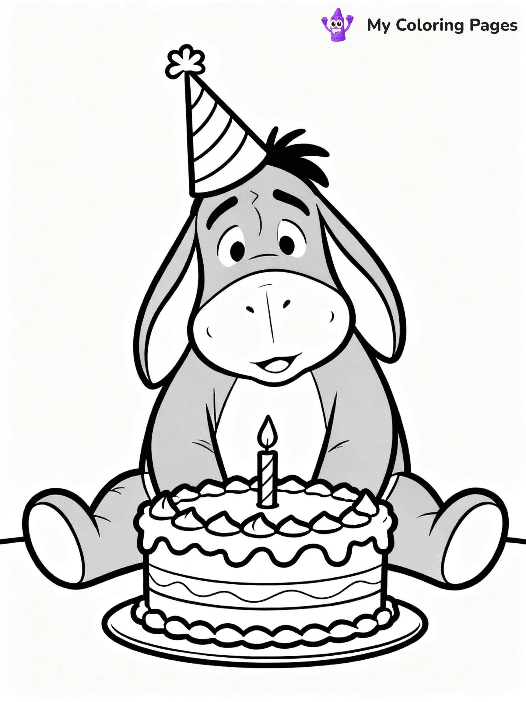 Eeyore Coloring Pages - 4