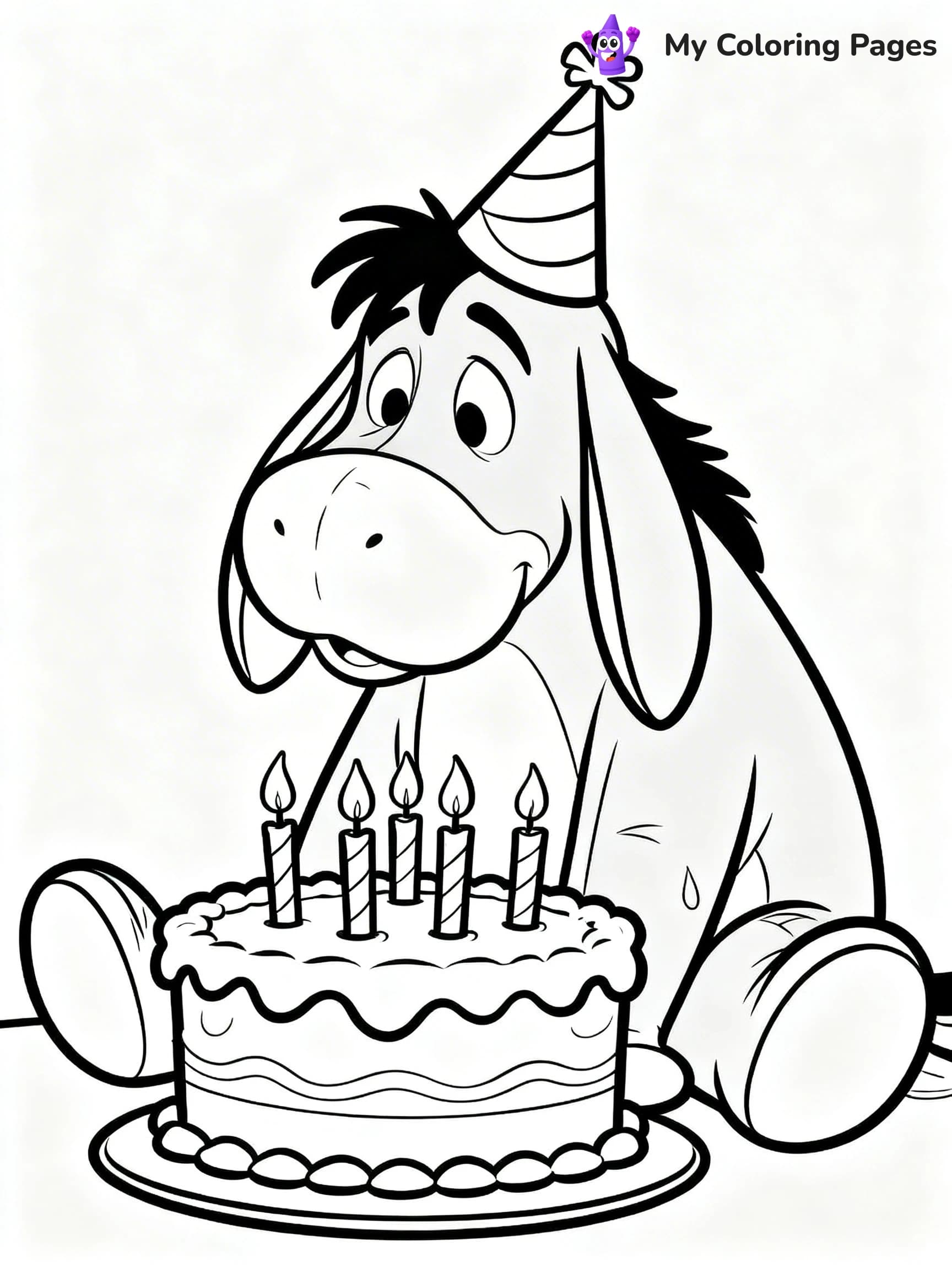 Eeyore Coloring Pages - 3