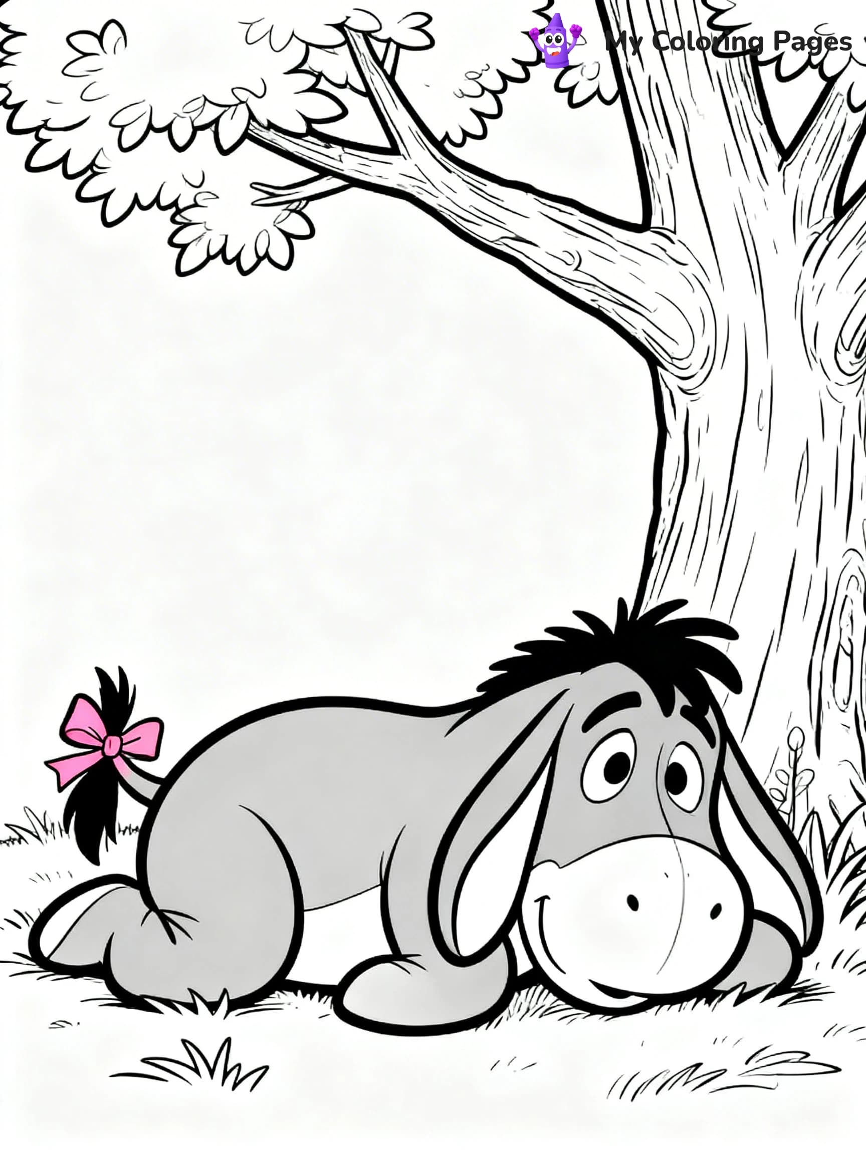Eeyore Coloring Pages - 1