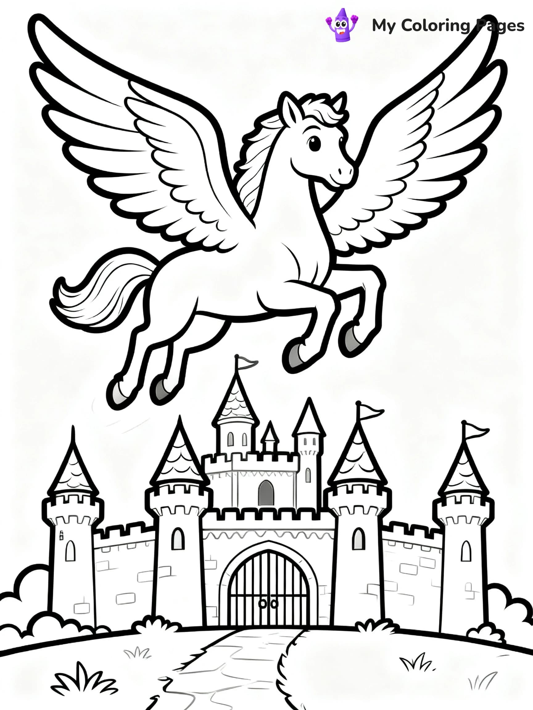 Pegasus Coloring Pages - 20