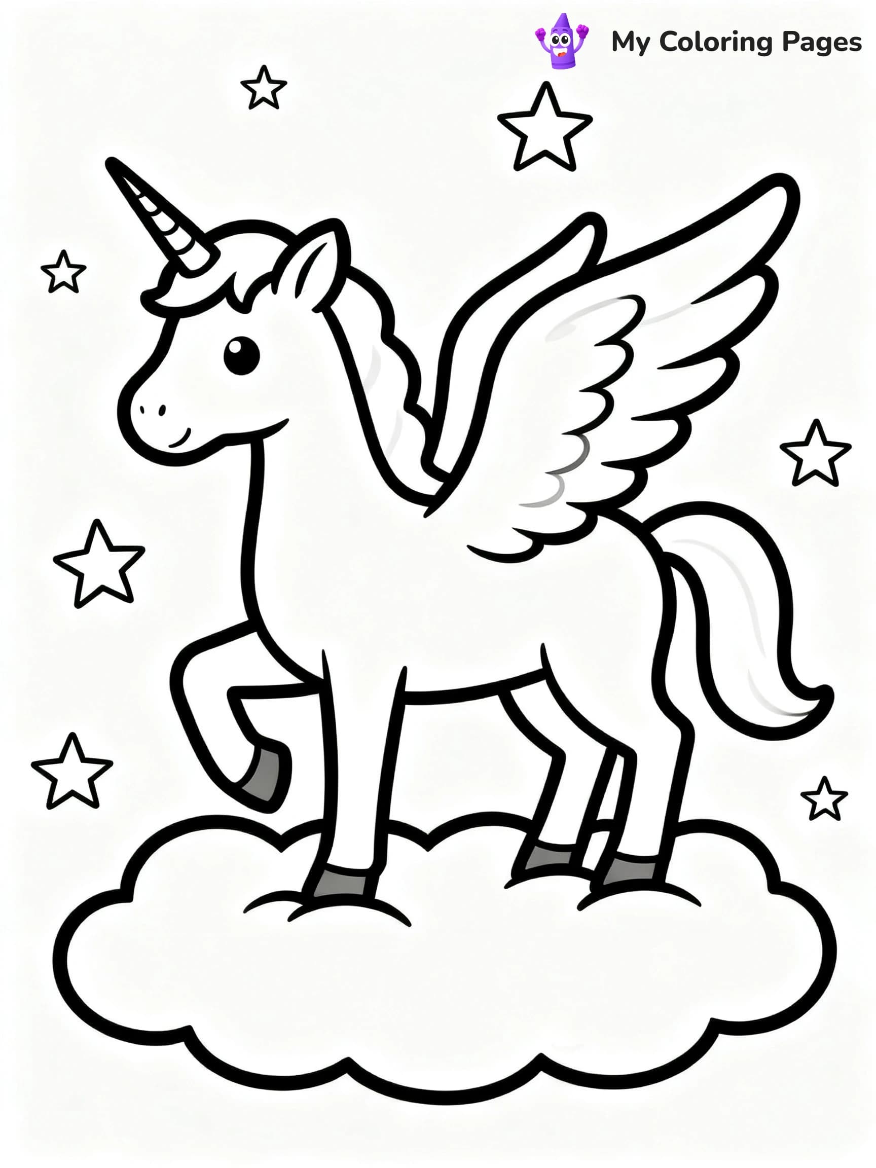 Pegasus Coloring Pages - 18