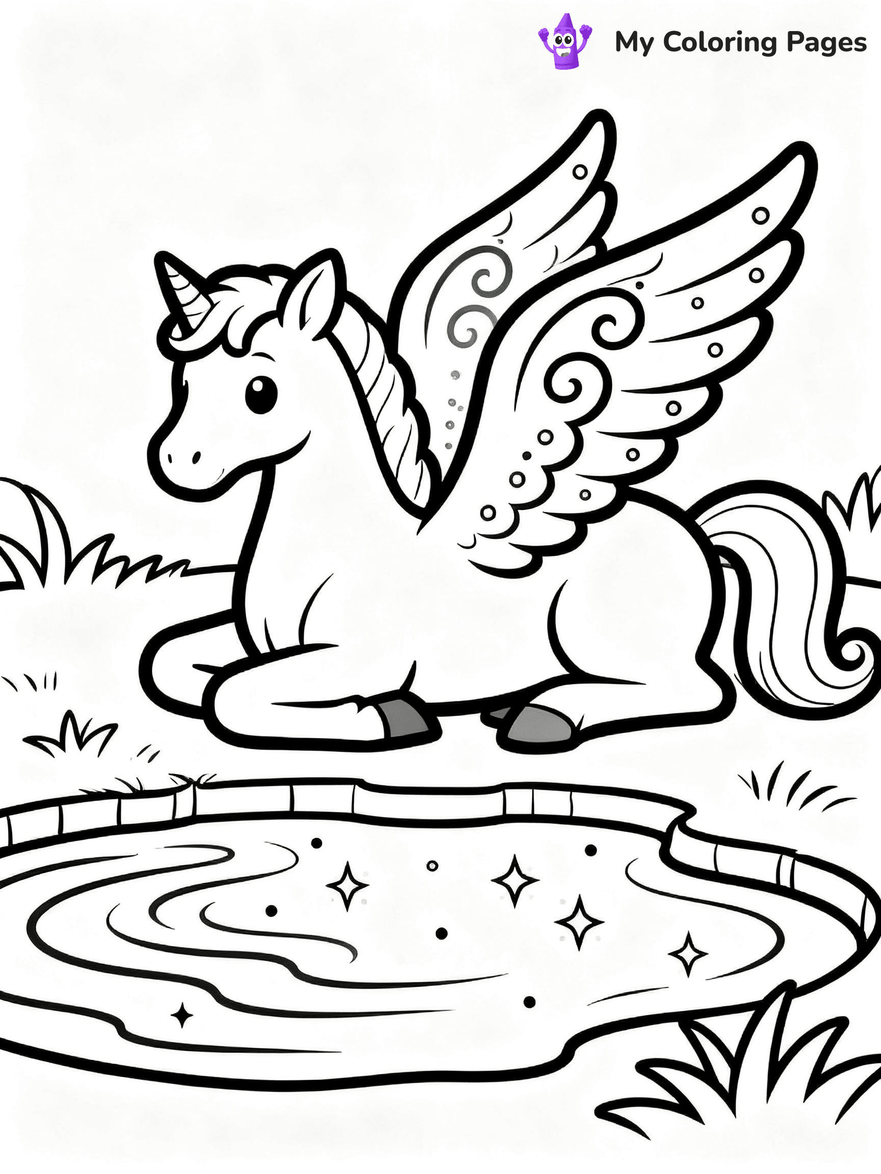 Pegasus Coloring Pages - 5