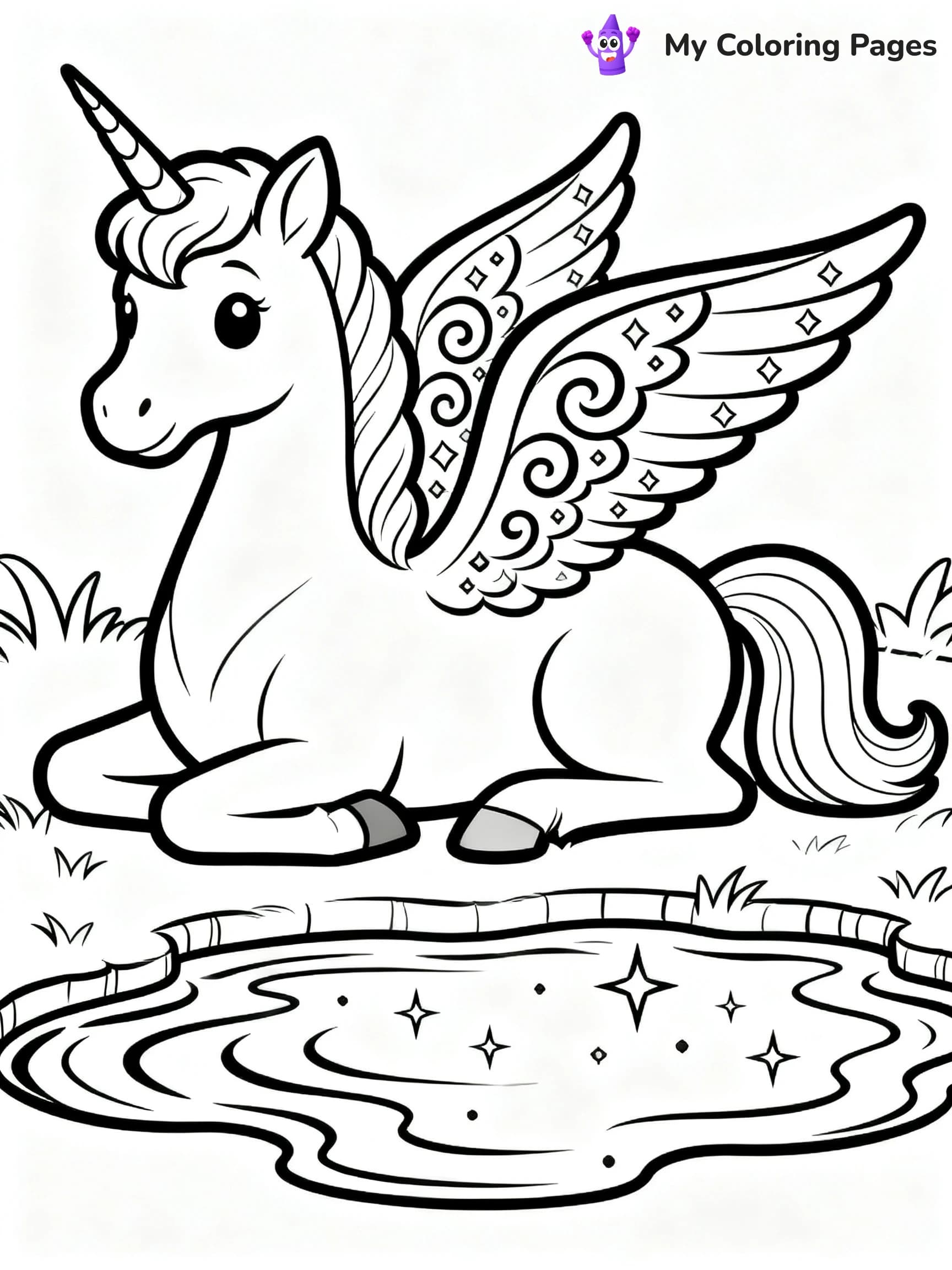 Pegasus Coloring Pages - 1