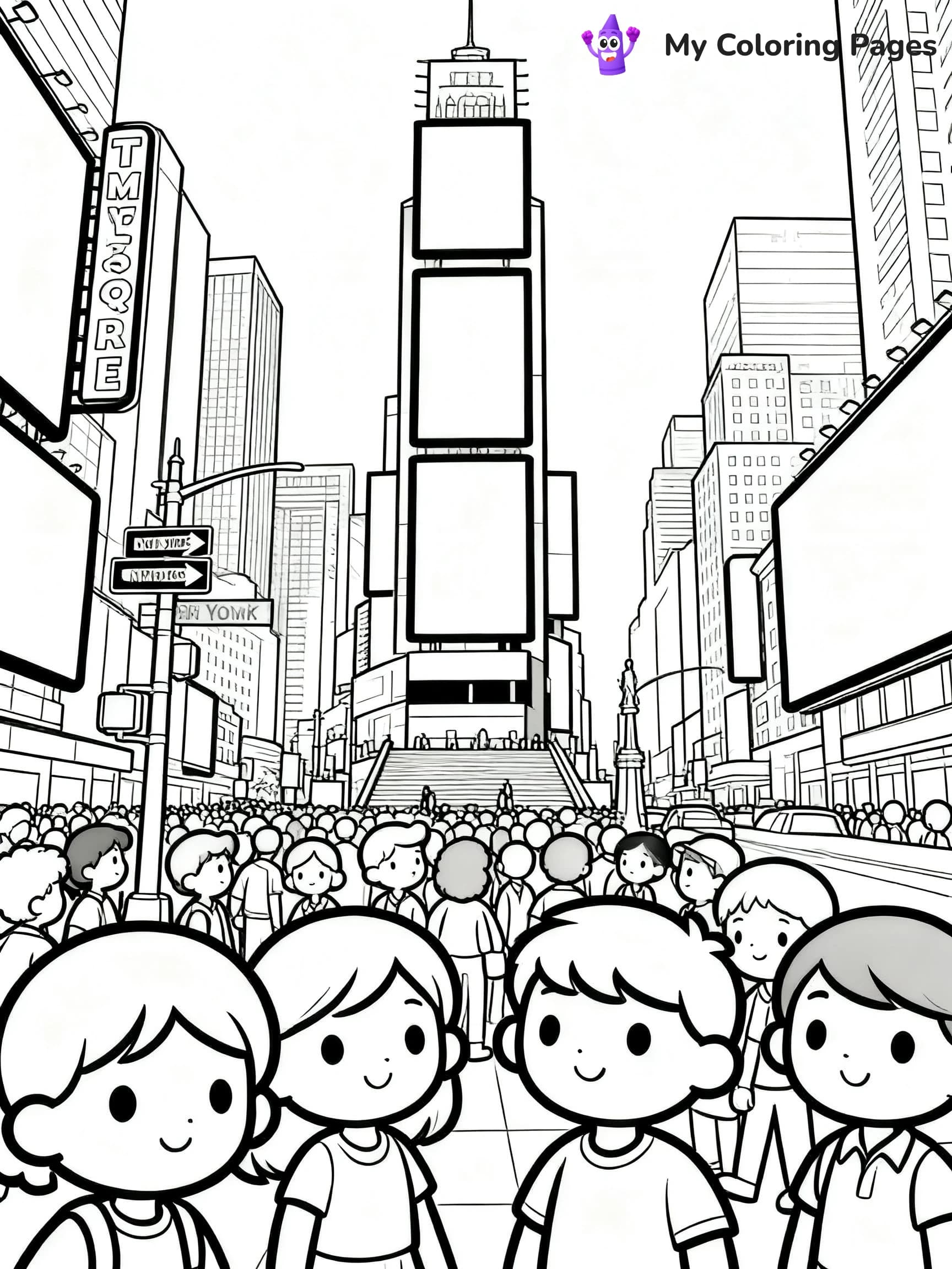 NYC Coloring Pages - 6