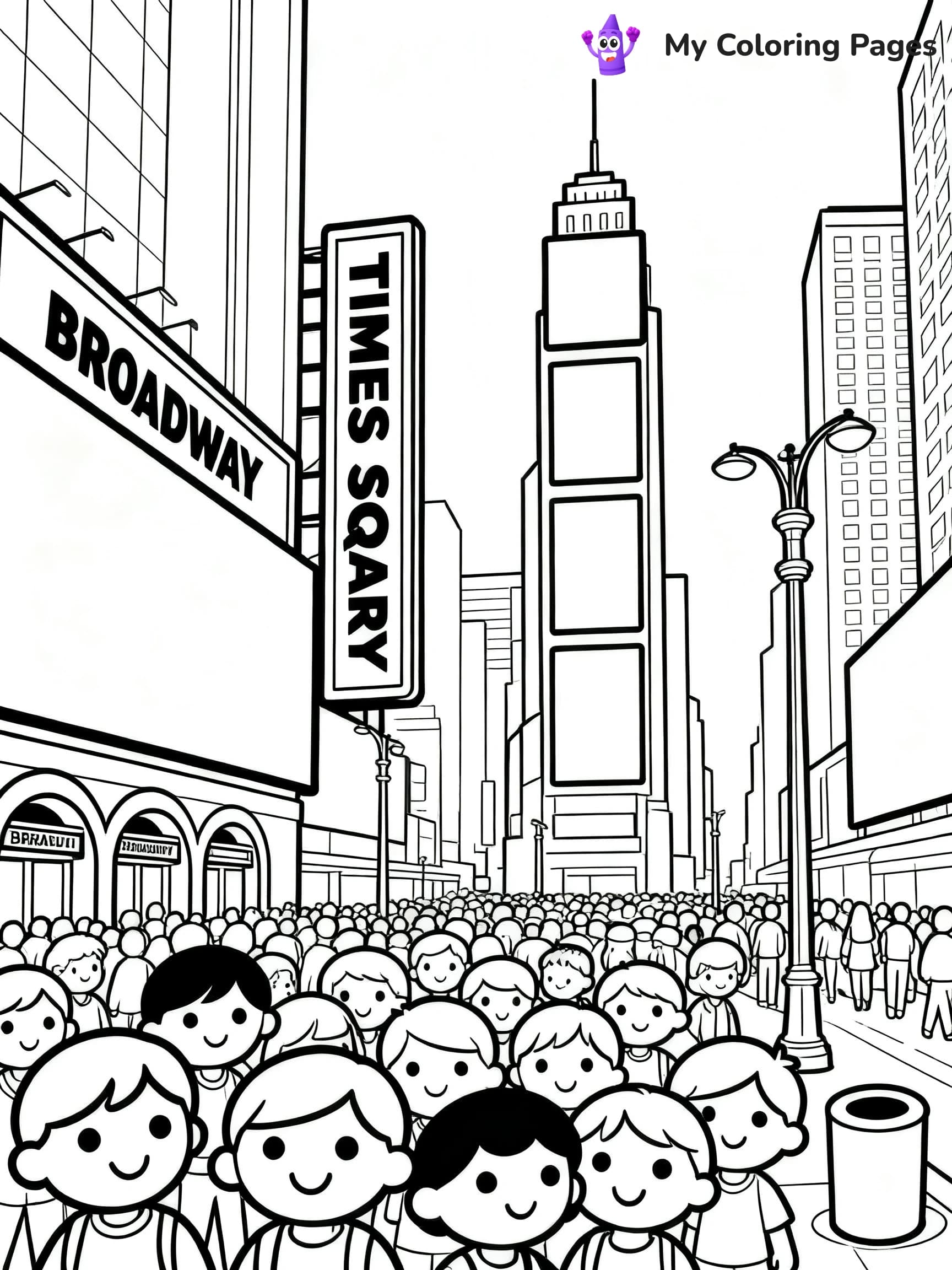 NYC Coloring Pages - 3