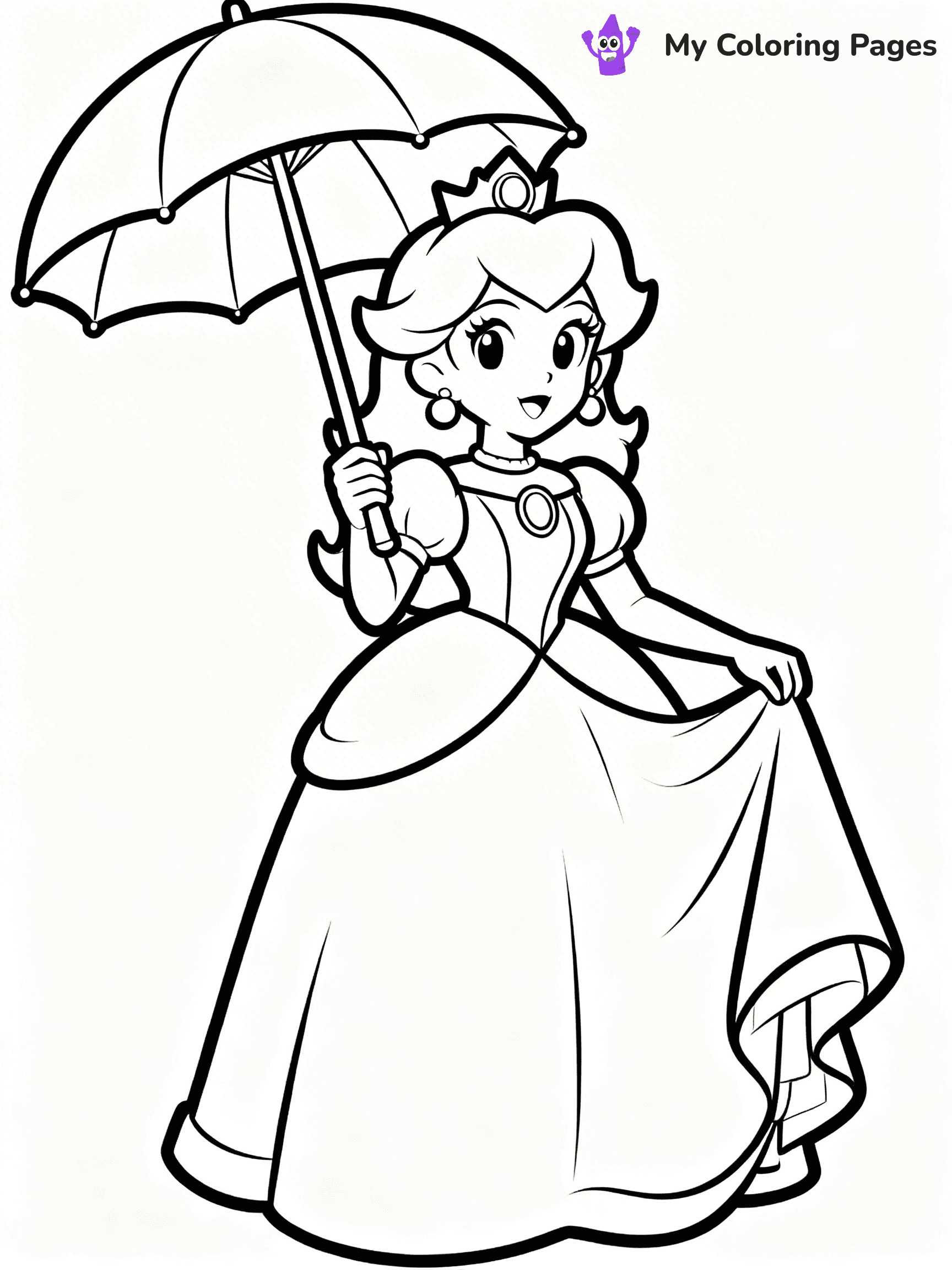 Super Smash Bros Coloring Pages - 23