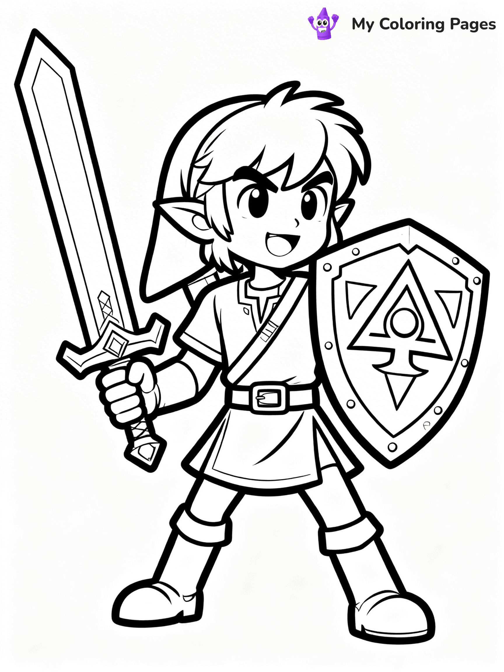 Super Smash Bros Coloring Pages - 18