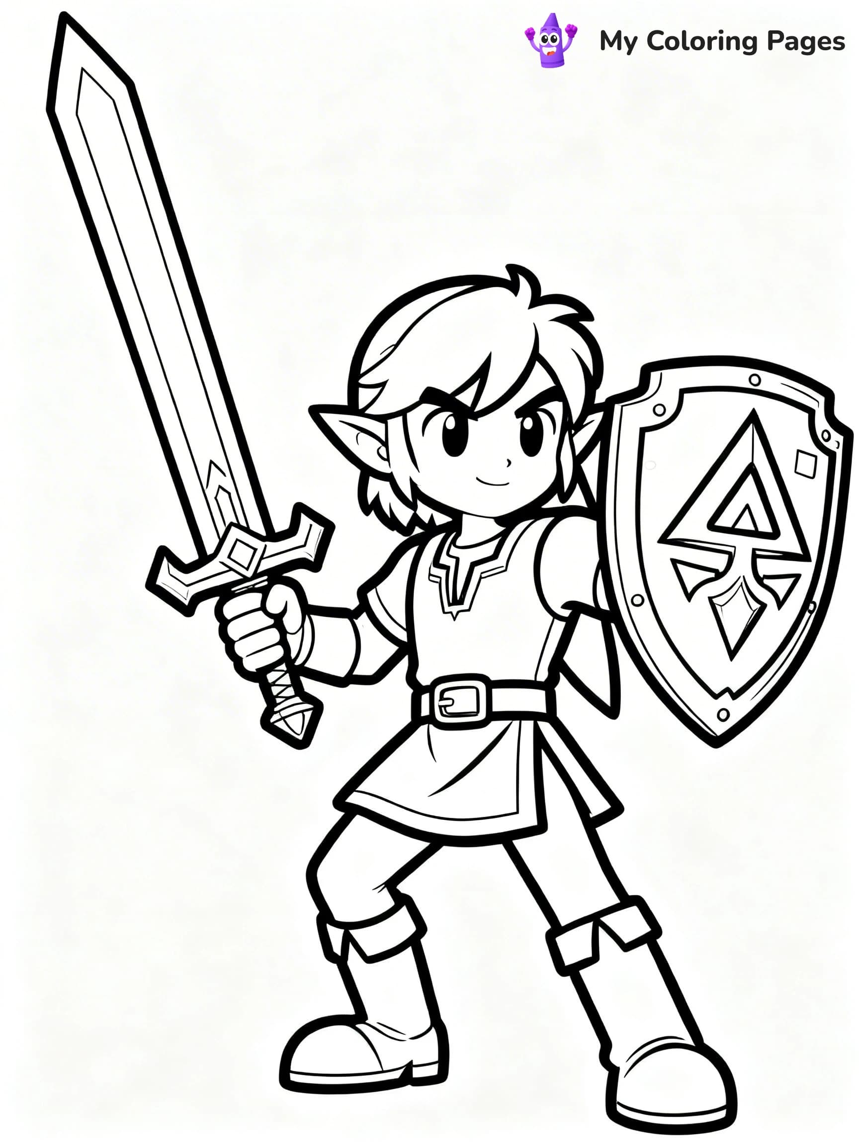 Super Smash Bros Coloring Pages - 17