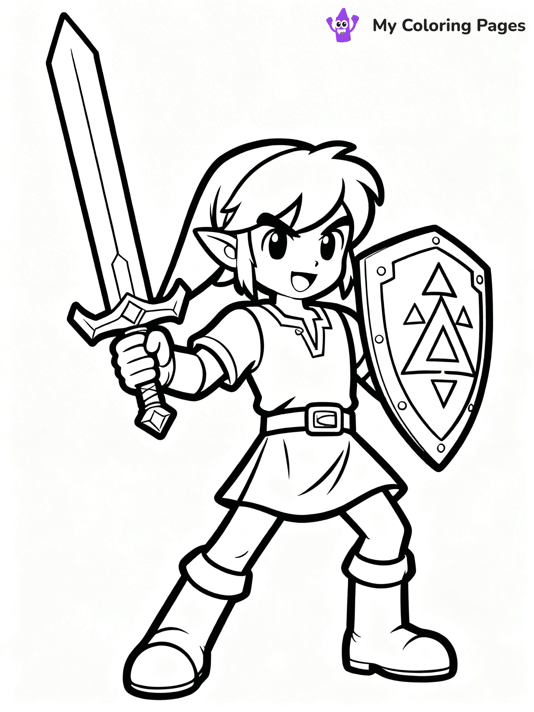 Super Smash Bros Coloring Pages - 16