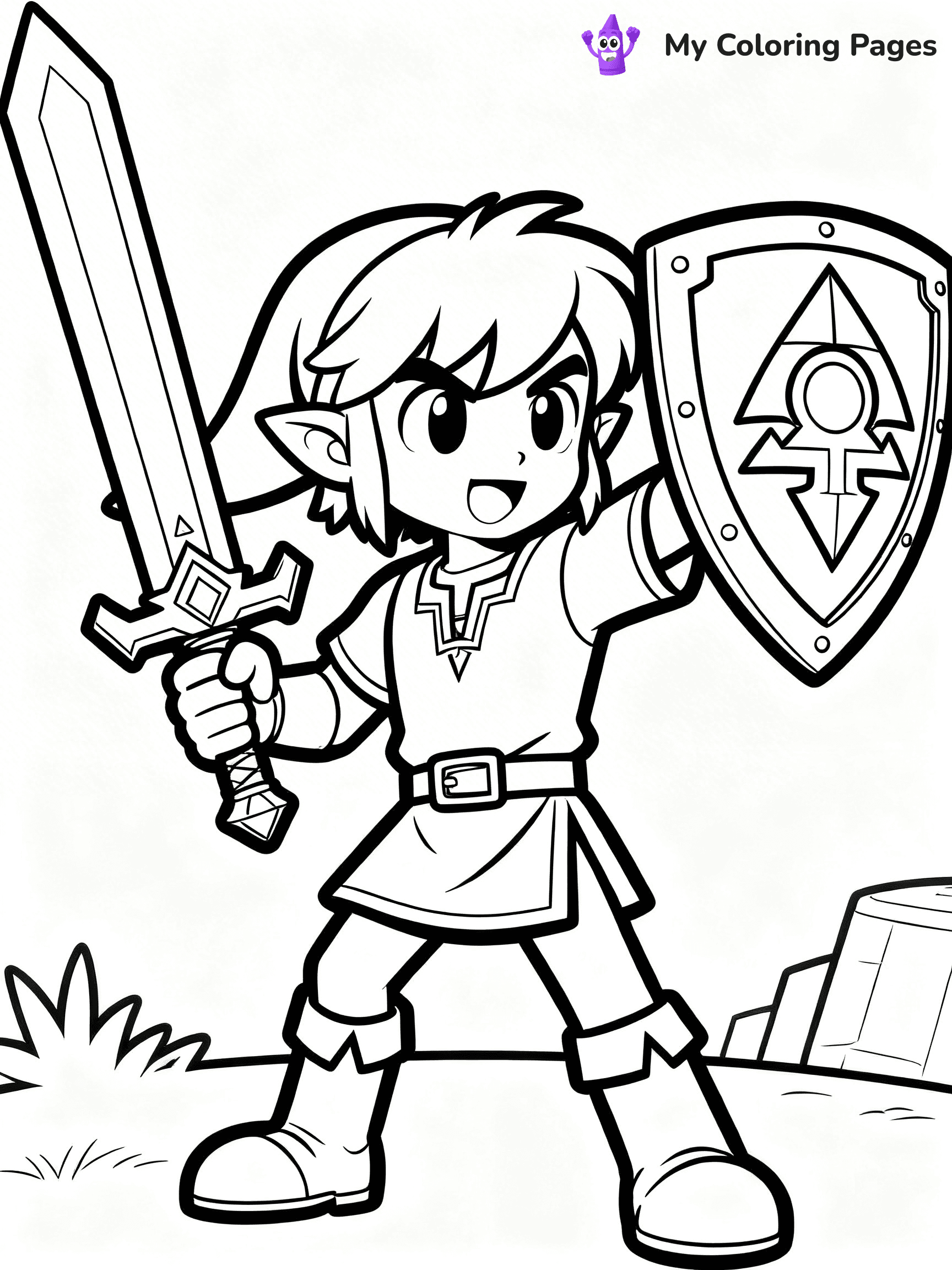 Super Smash Bros Coloring Pages - 15