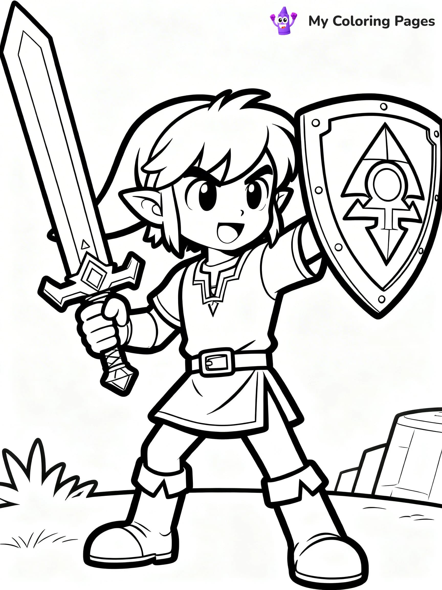Super Smash Bros Coloring Pages - 15