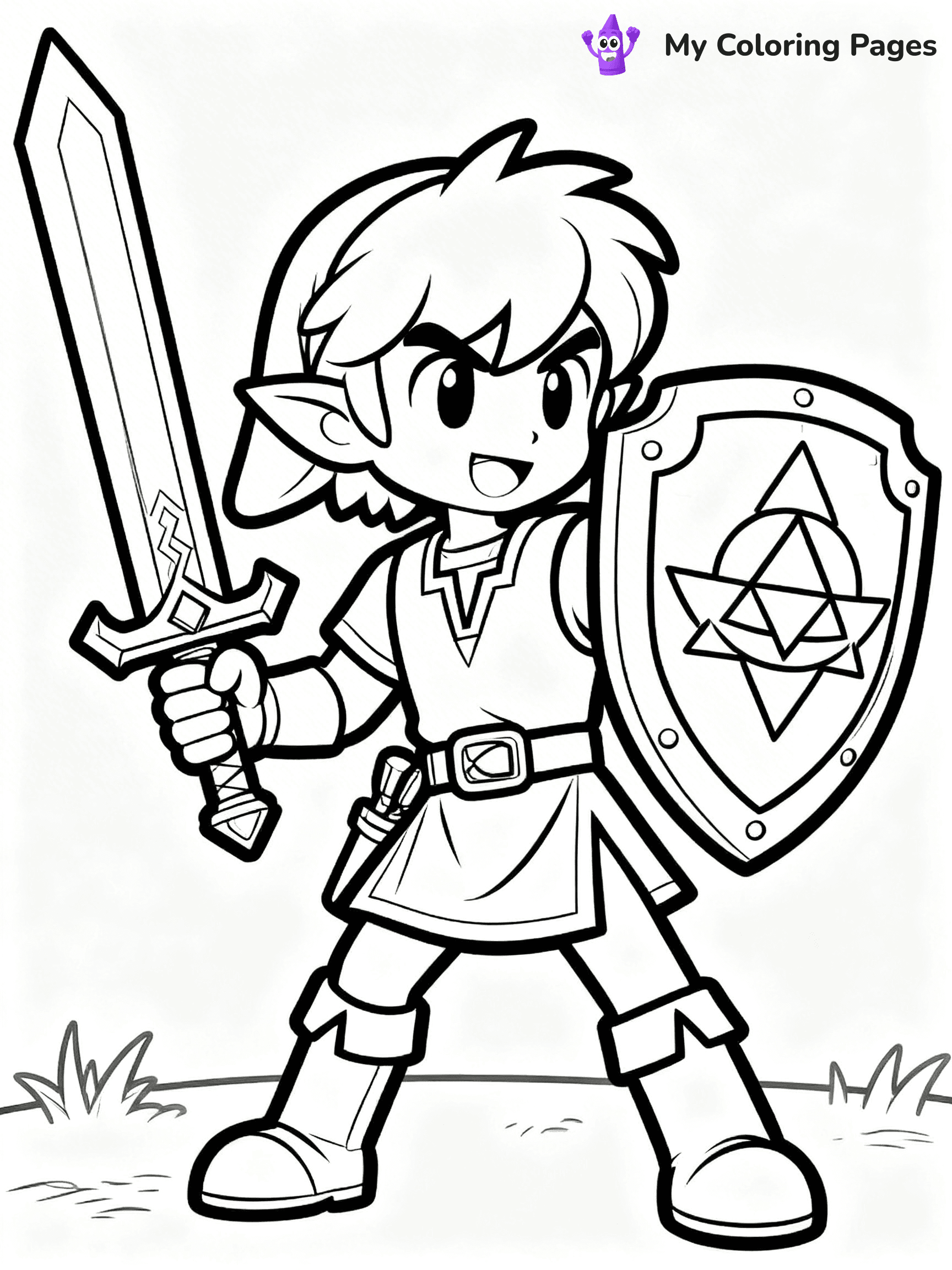 Super Smash Bros Coloring Pages - 14