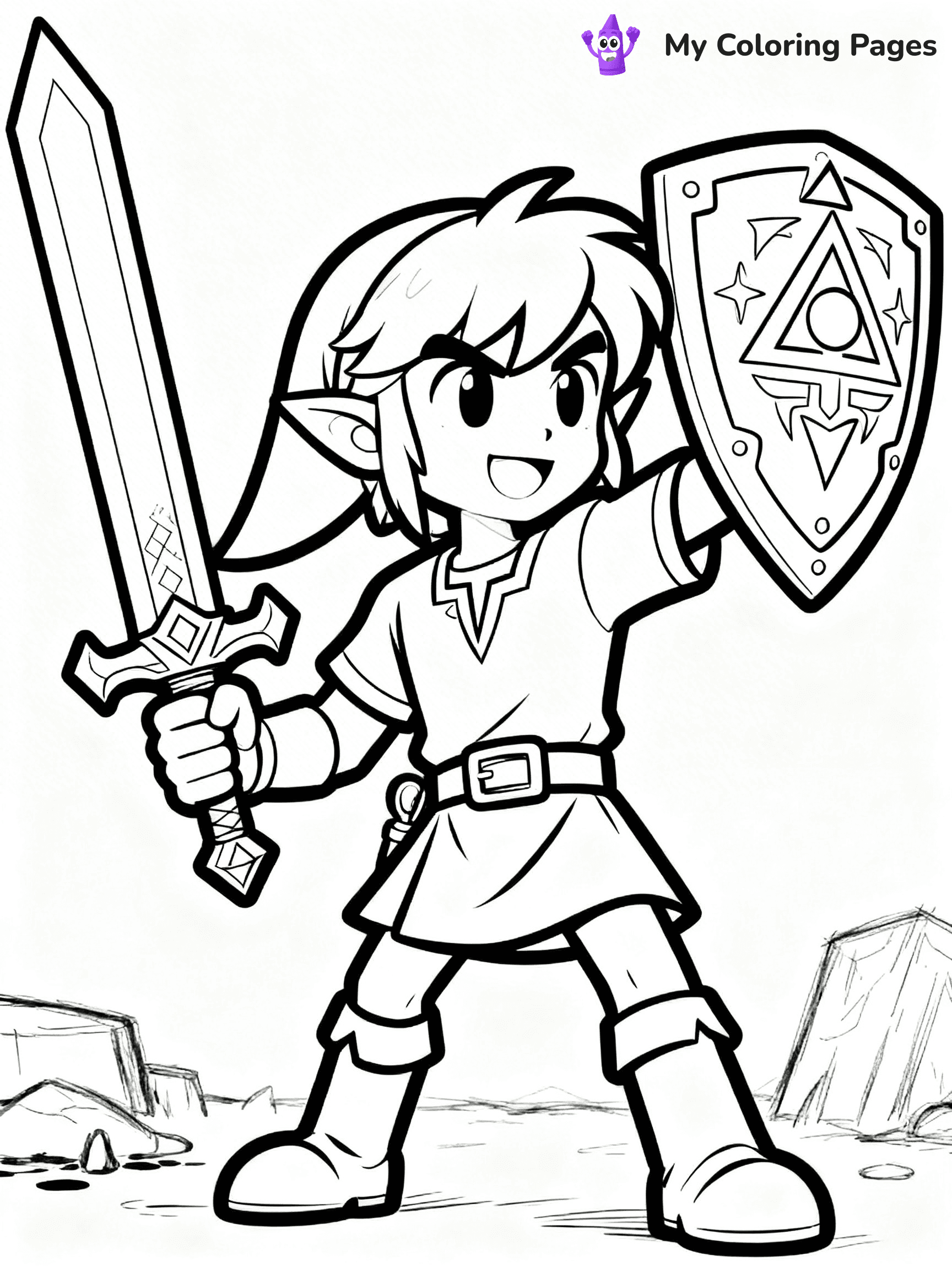 Super Smash Bros Coloring Pages - 13