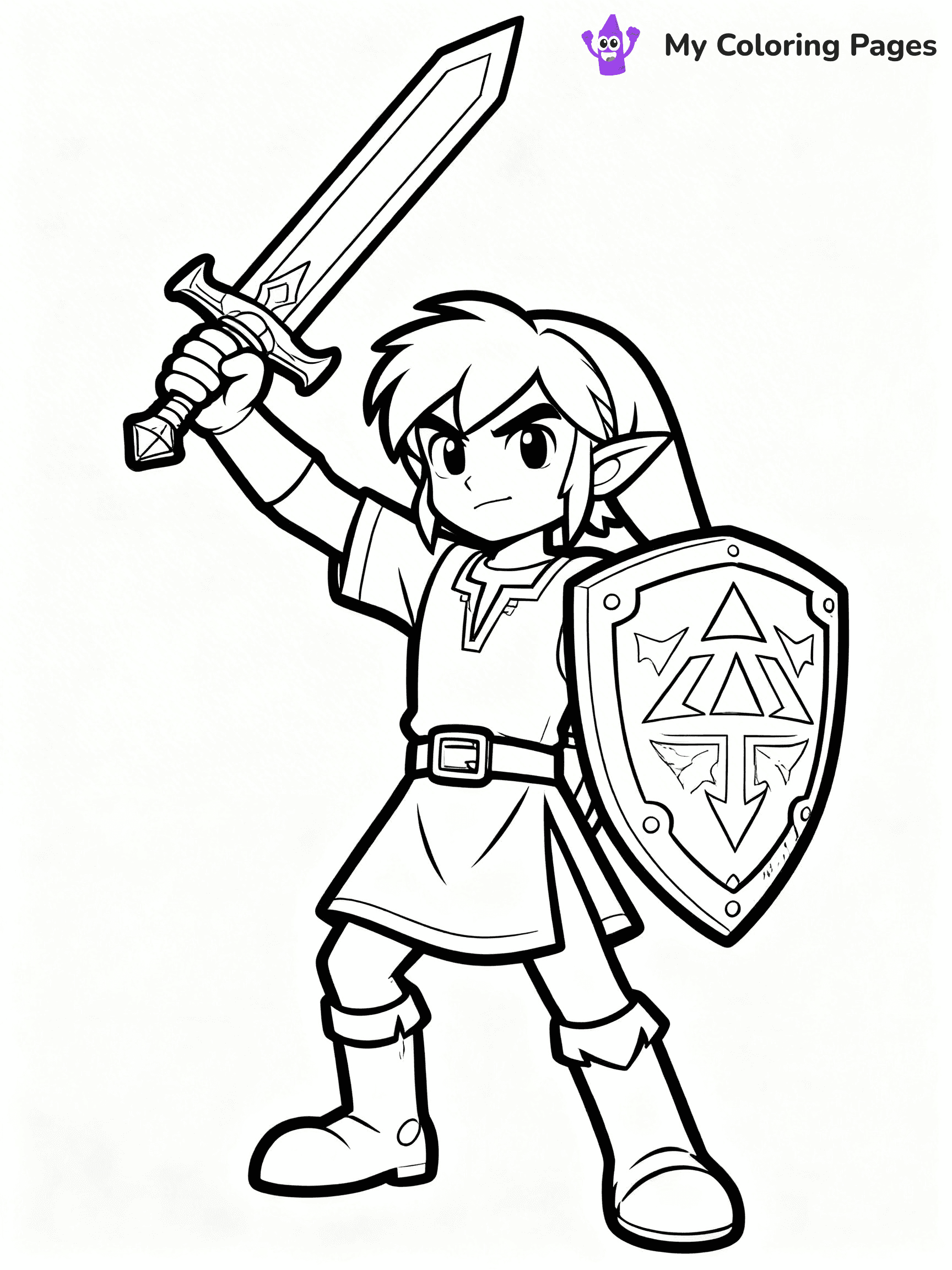 Super Smash Bros Coloring Pages - 12