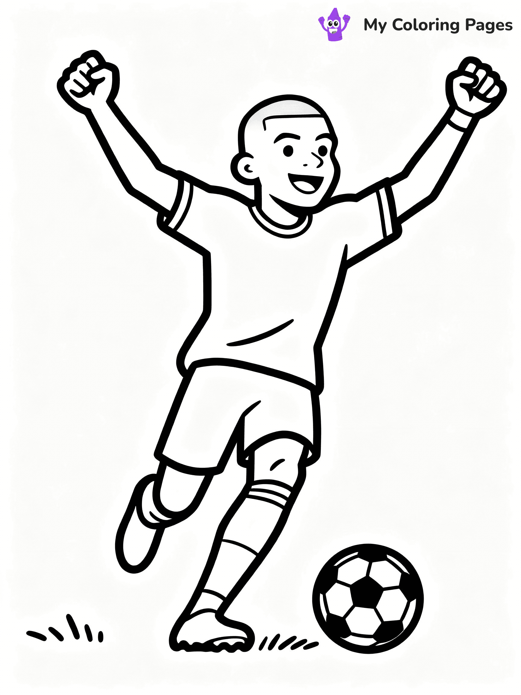 Kylian Mbappe Coloring Pages - 25