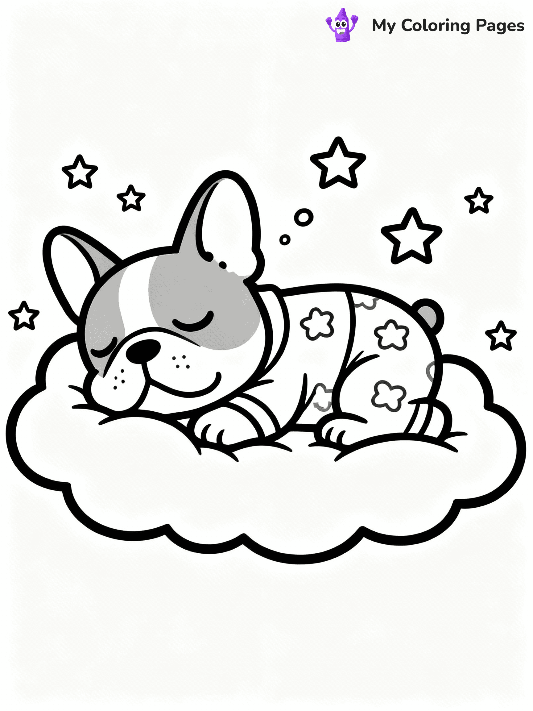 French Bulldog Coloring Pages - 39