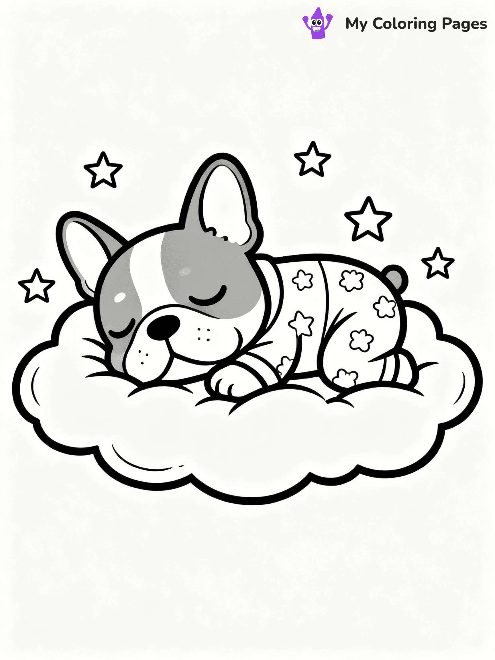 French Bulldog Coloring Pages - 38