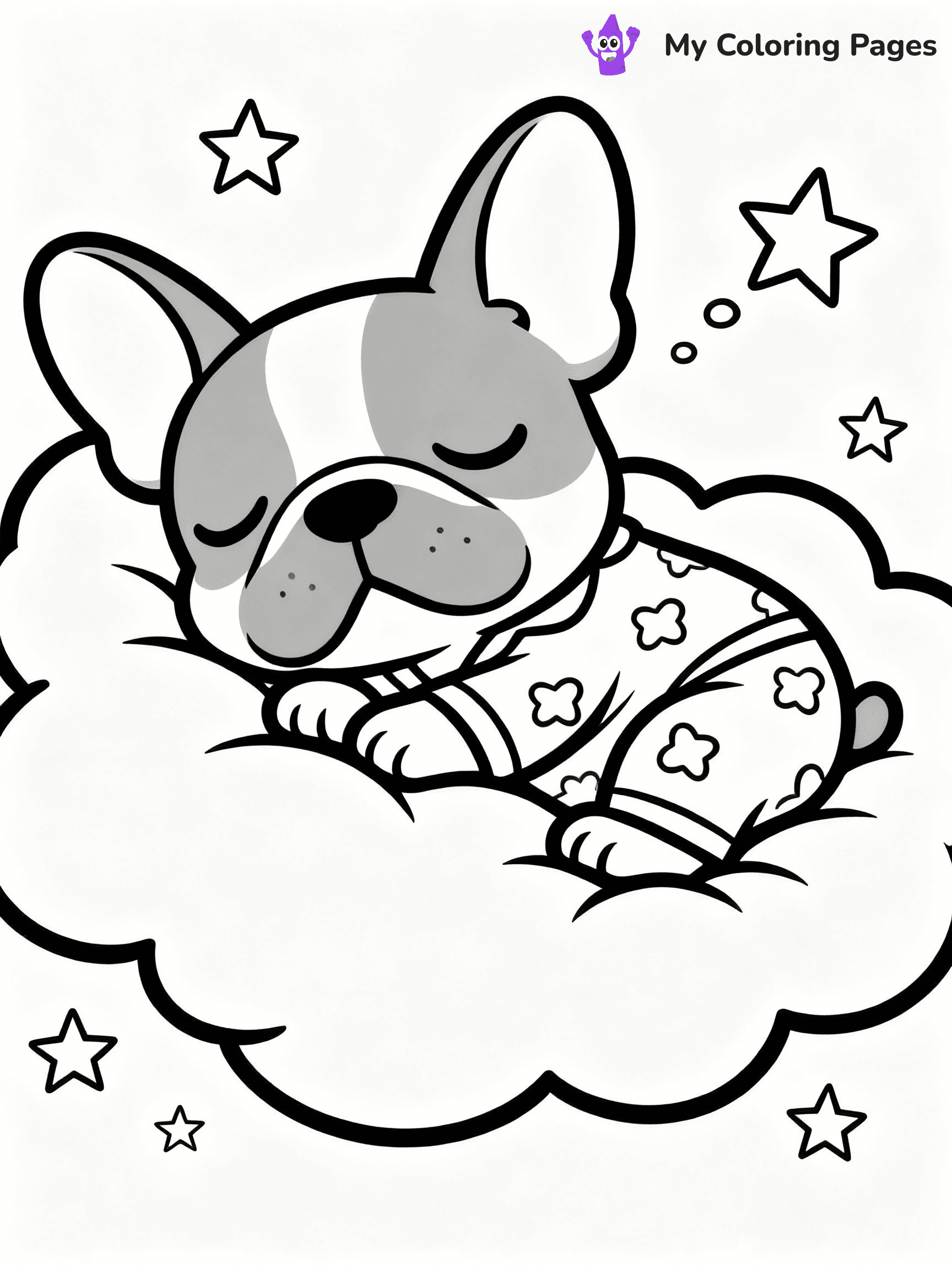 French Bulldog Coloring Pages - 37