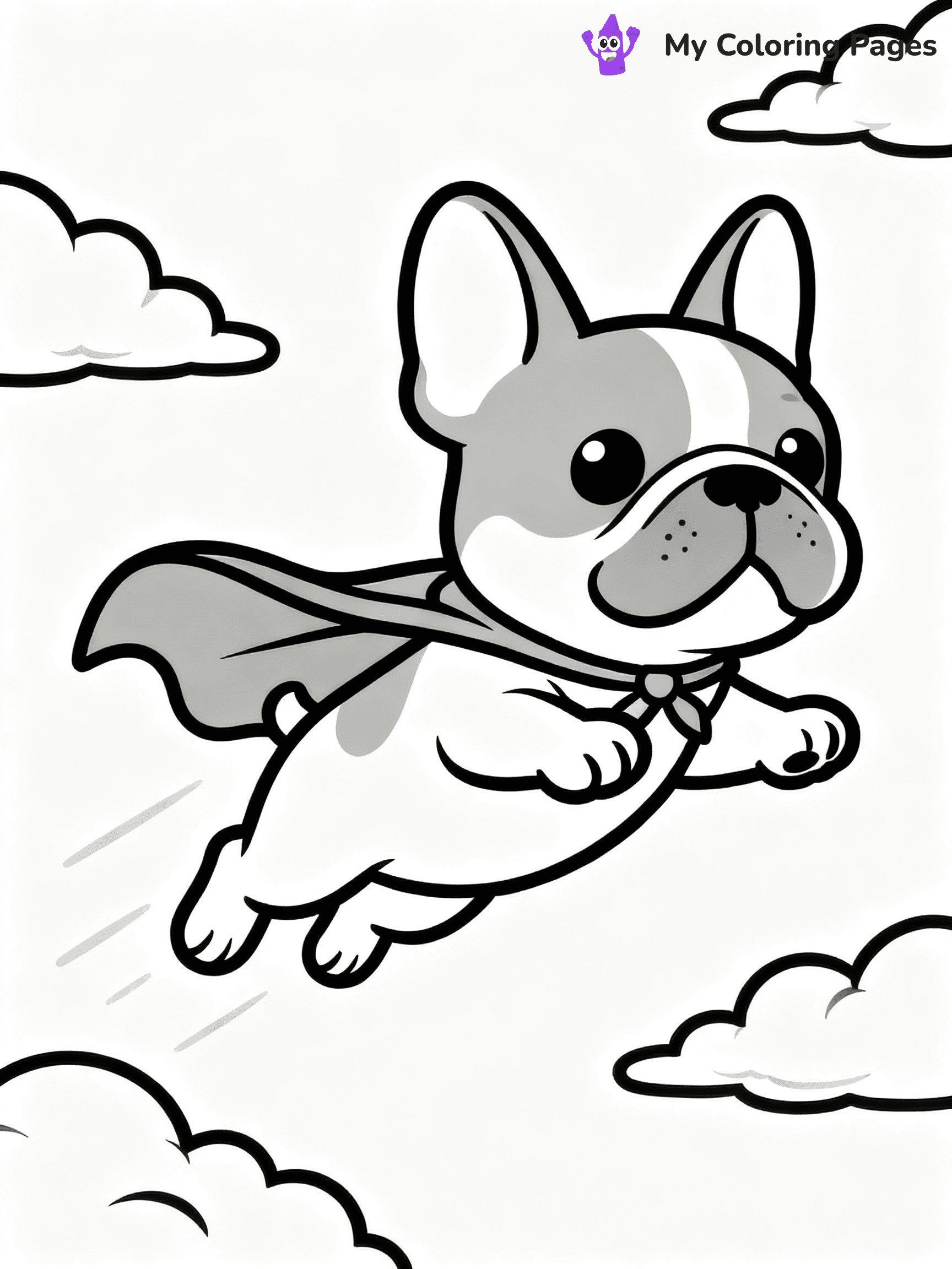 French Bulldog Coloring Pages - 36