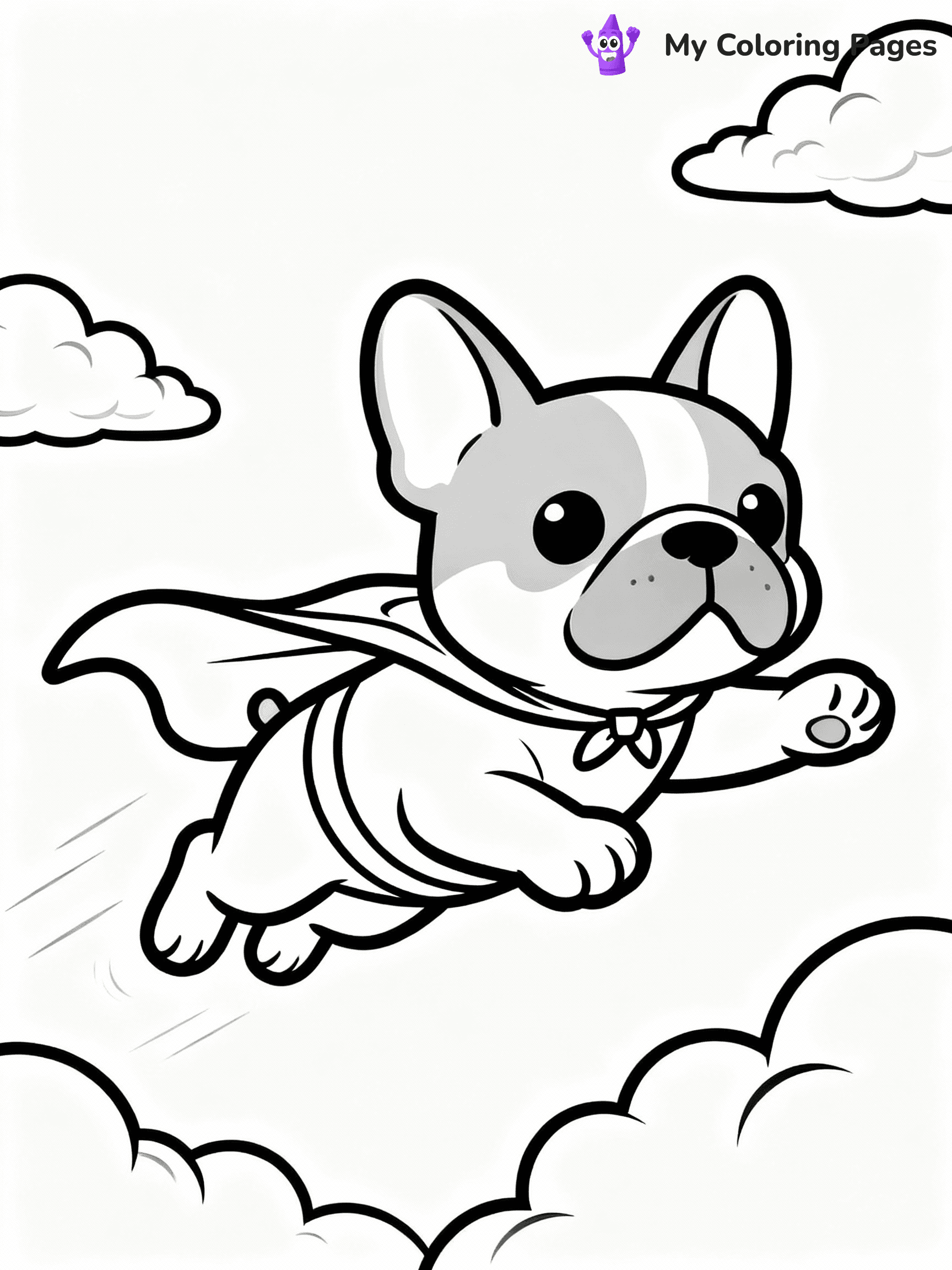 French Bulldog Coloring Pages - 34