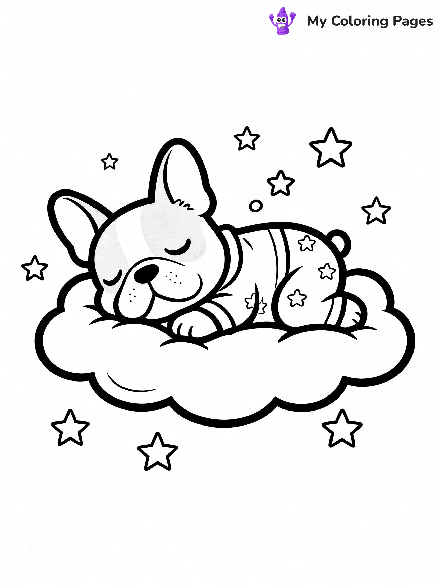 French Bulldog Coloring Pages - 33