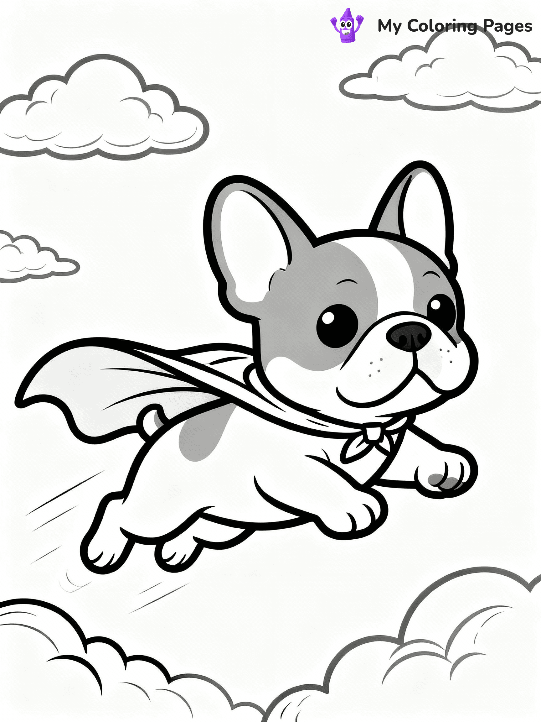 French Bulldog Coloring Pages - 30