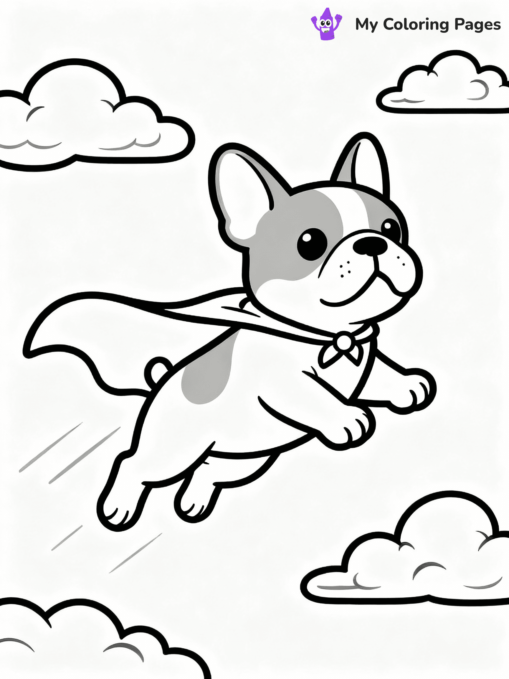 French Bulldog Coloring Pages - 27