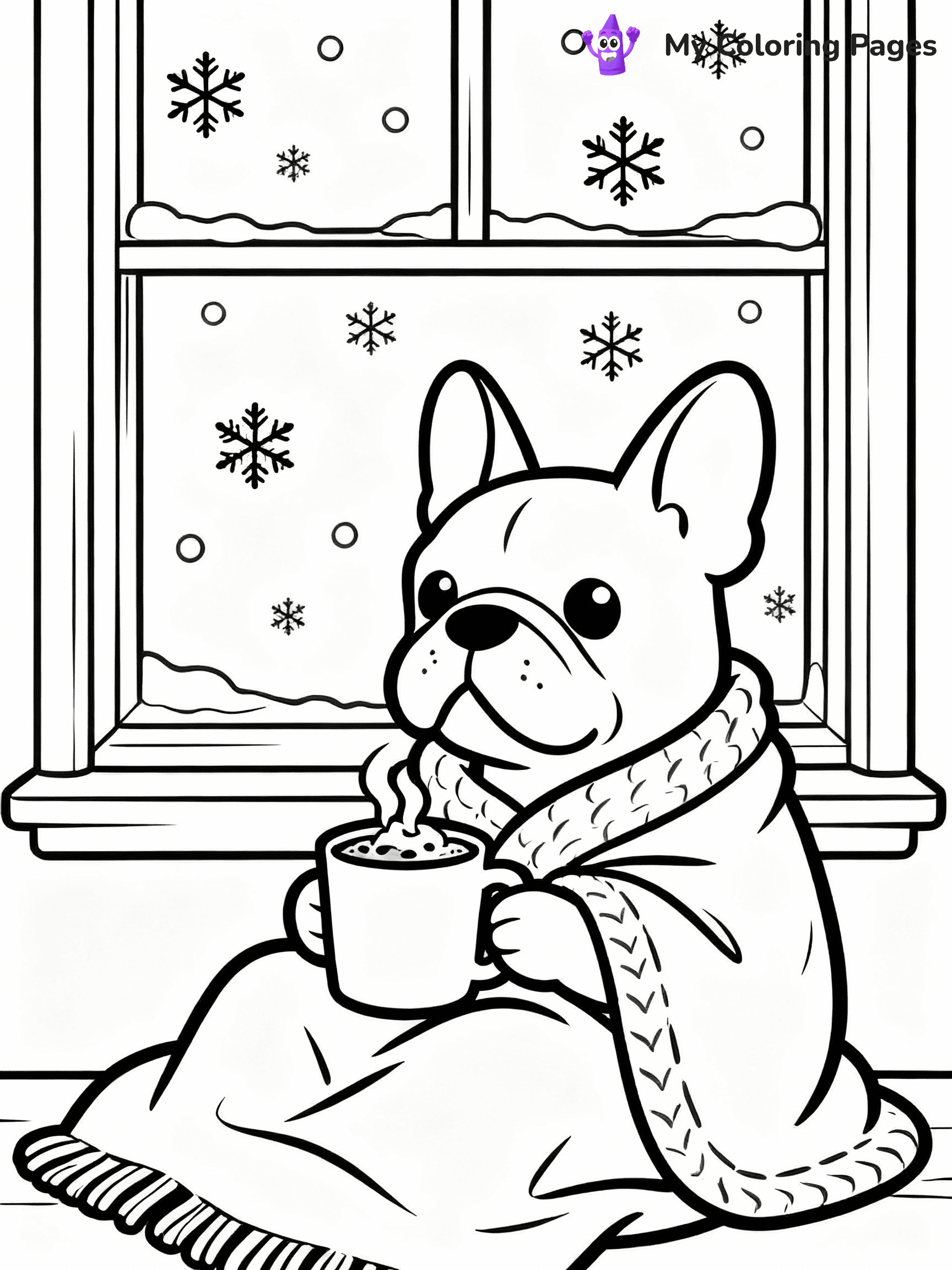 French Bulldog Coloring Pages - 21