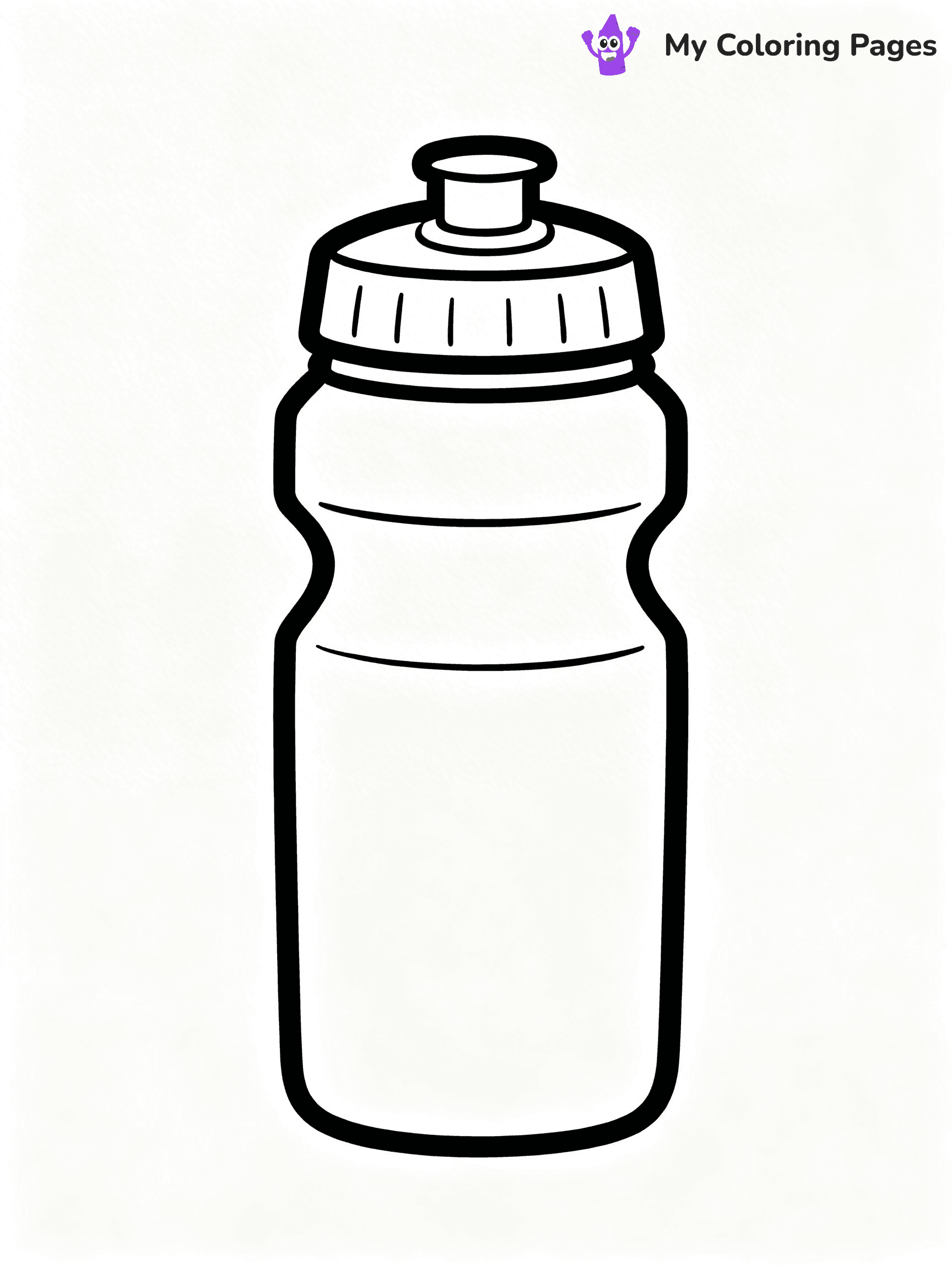 Water Bottle Coloring Pages - 9