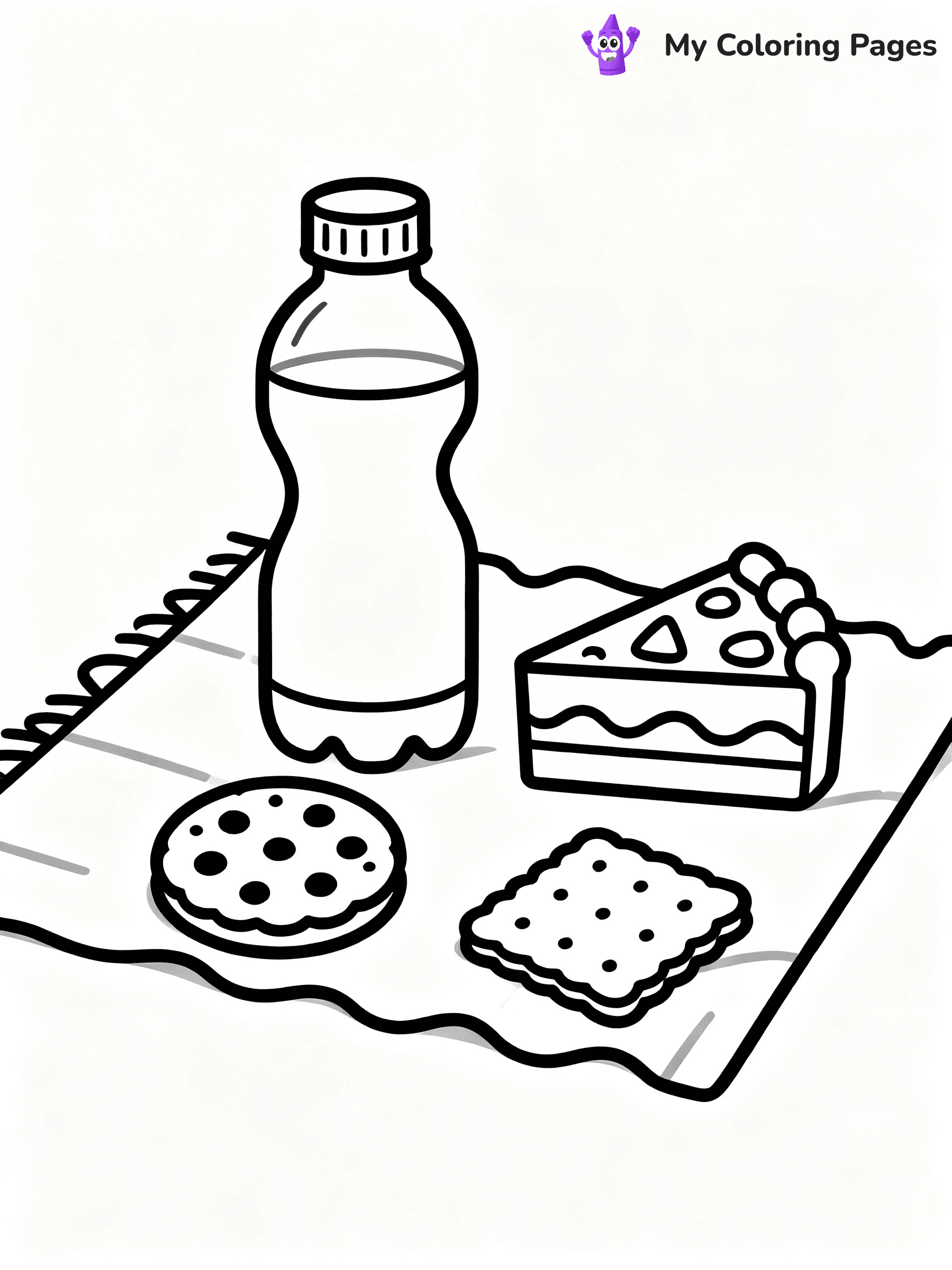 Water Bottle Coloring Pages - 7