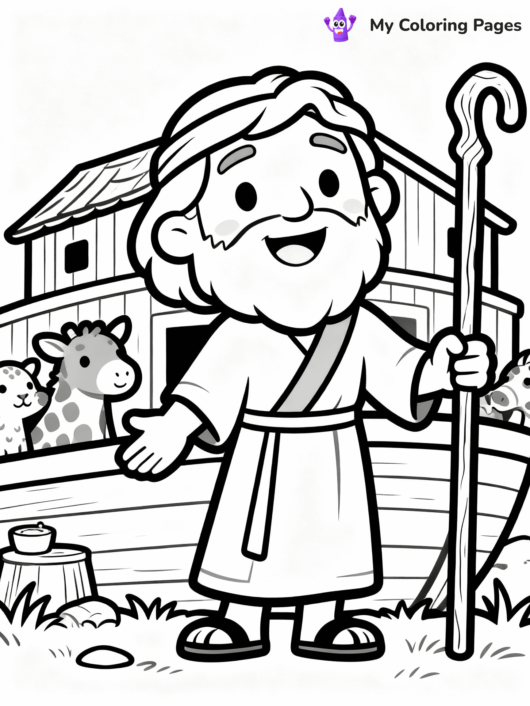 Noah's Ark Coloring Pages - 15