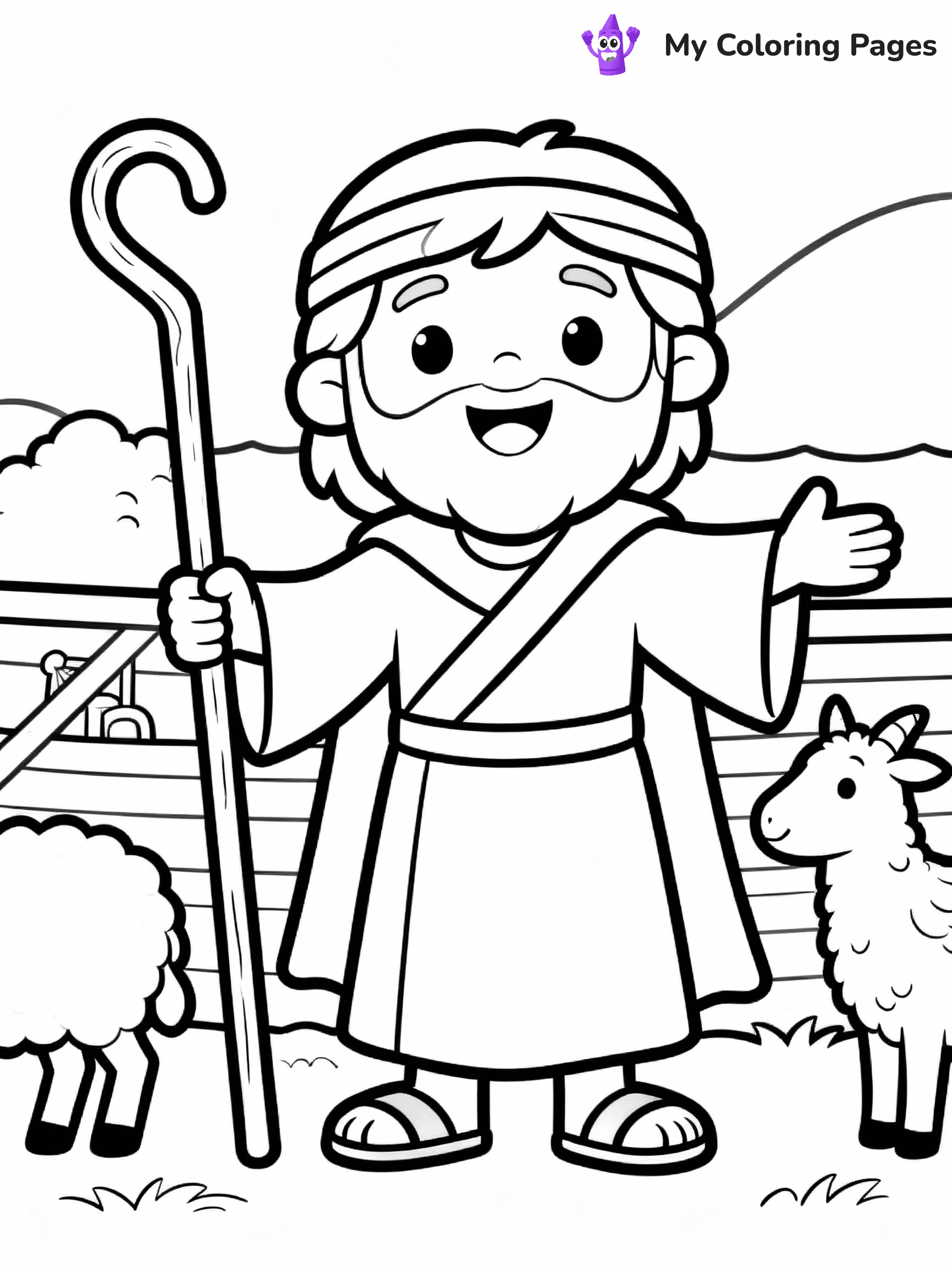Noah's Ark Coloring Pages - 13