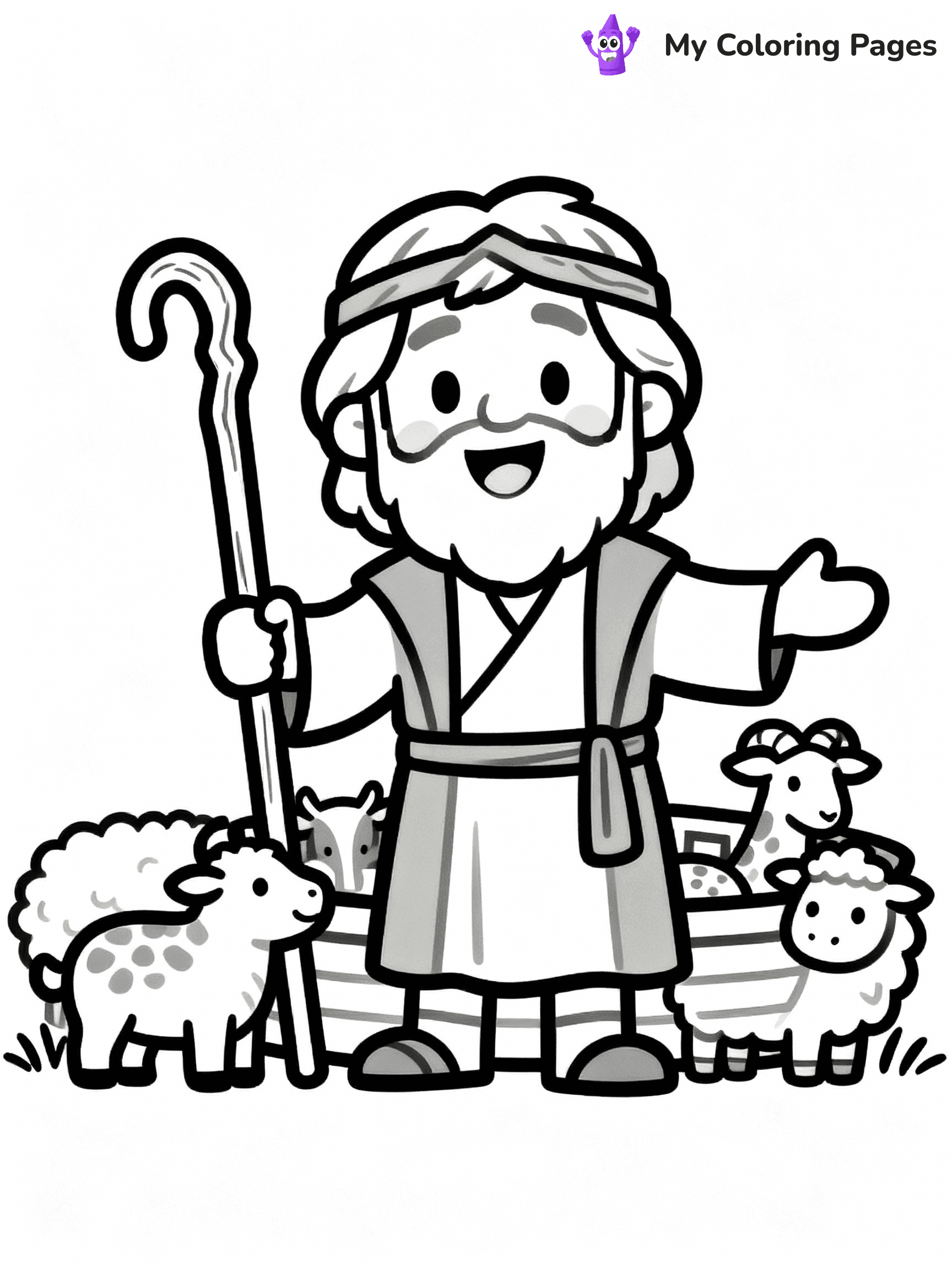 Noah's Ark Coloring Pages - 12