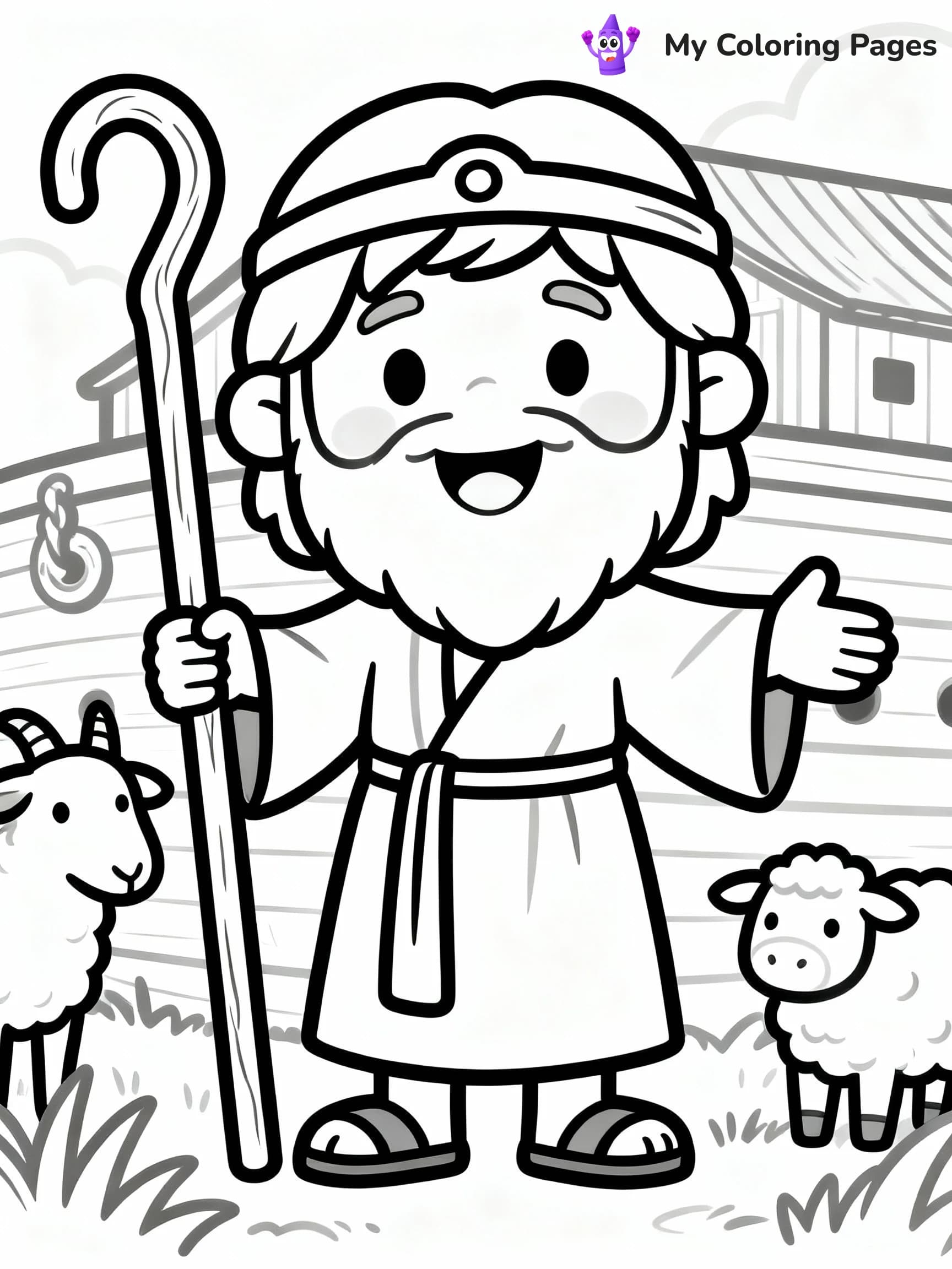 Noah's Ark Coloring Pages - 11