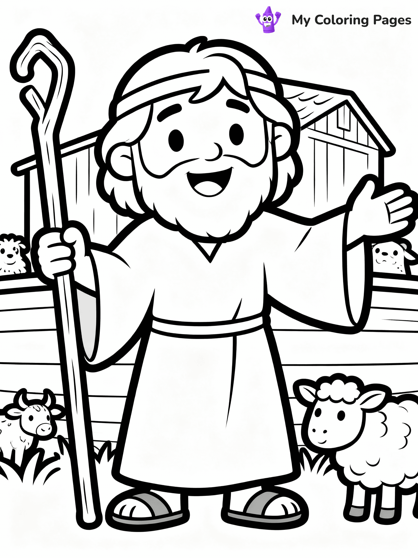 Noah's Ark Coloring Pages - 10