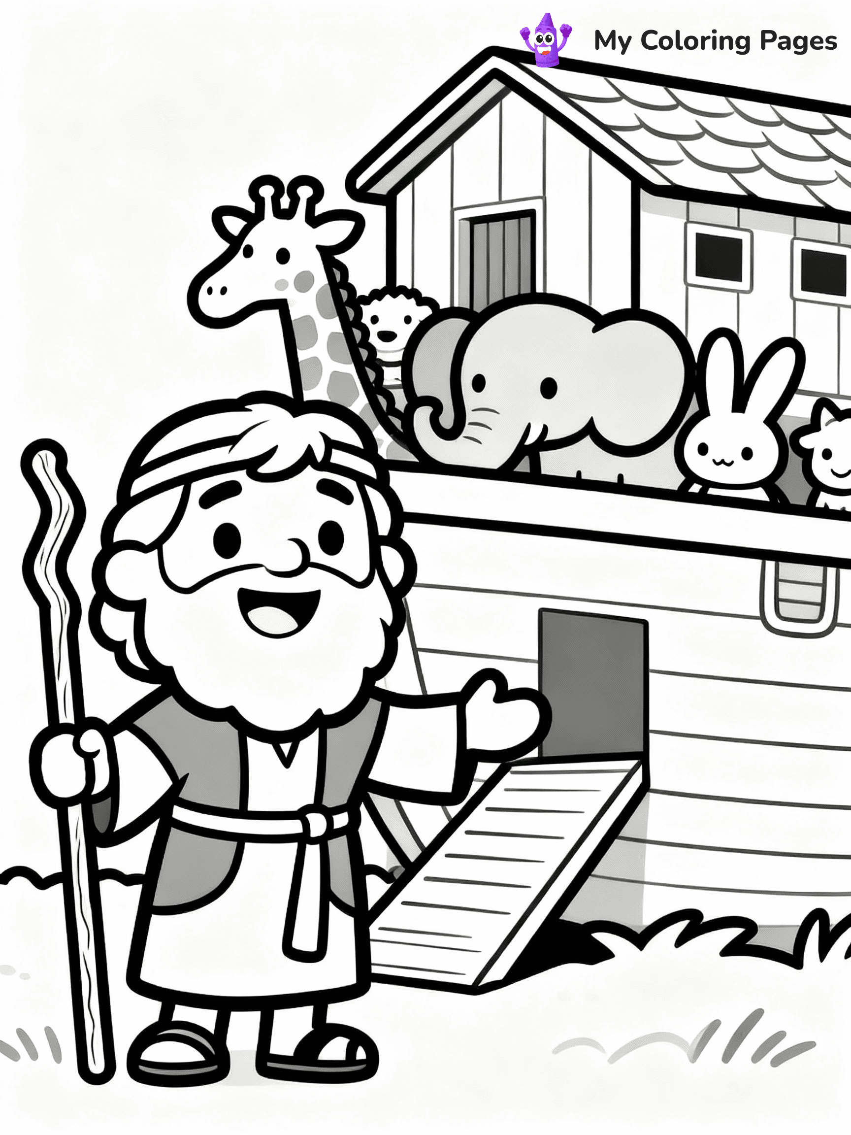 Noah's Ark Coloring Pages - 6
